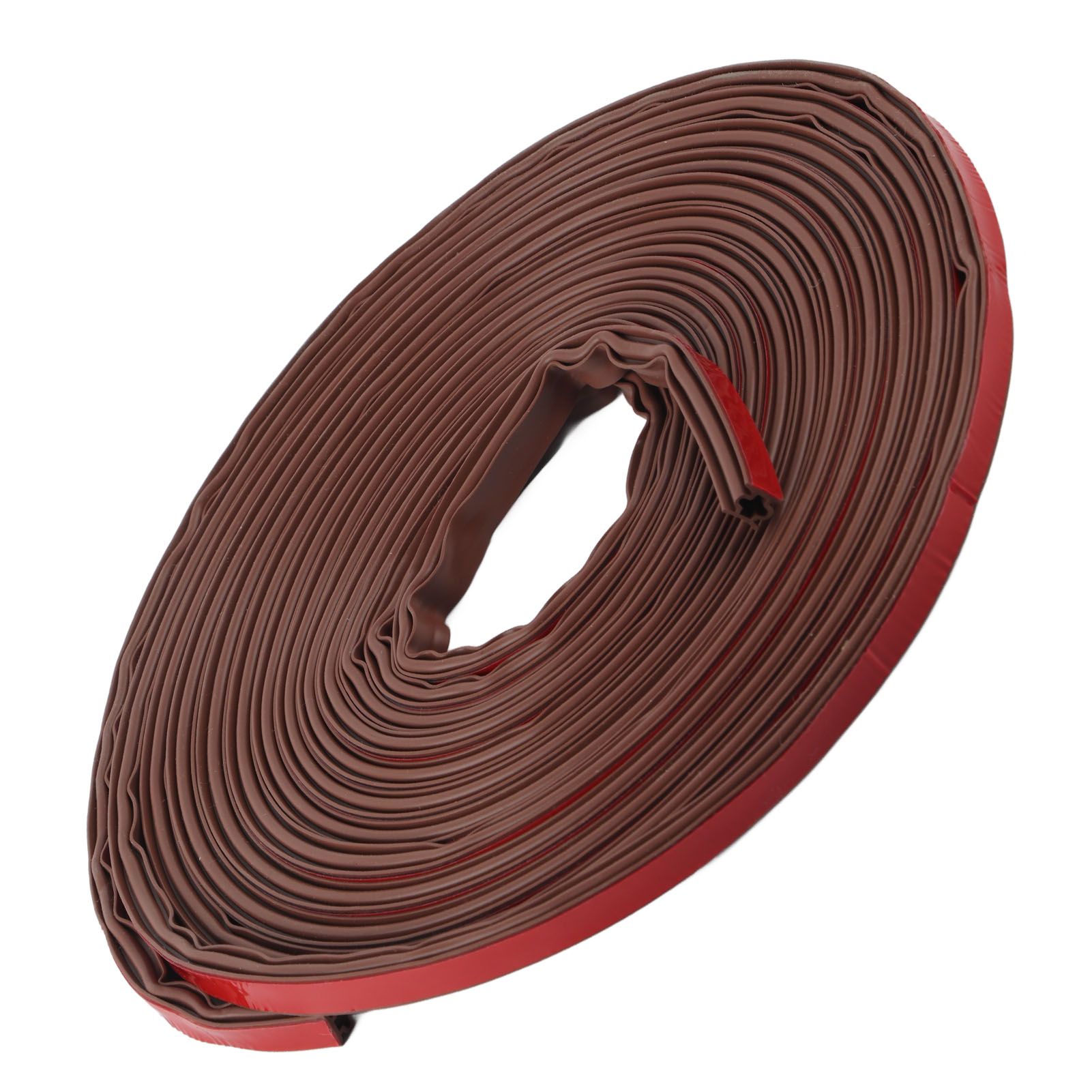 6m Door Sealing Strip Silicone Rubber Self Adhesive Weather Strip Brown Window view 8
