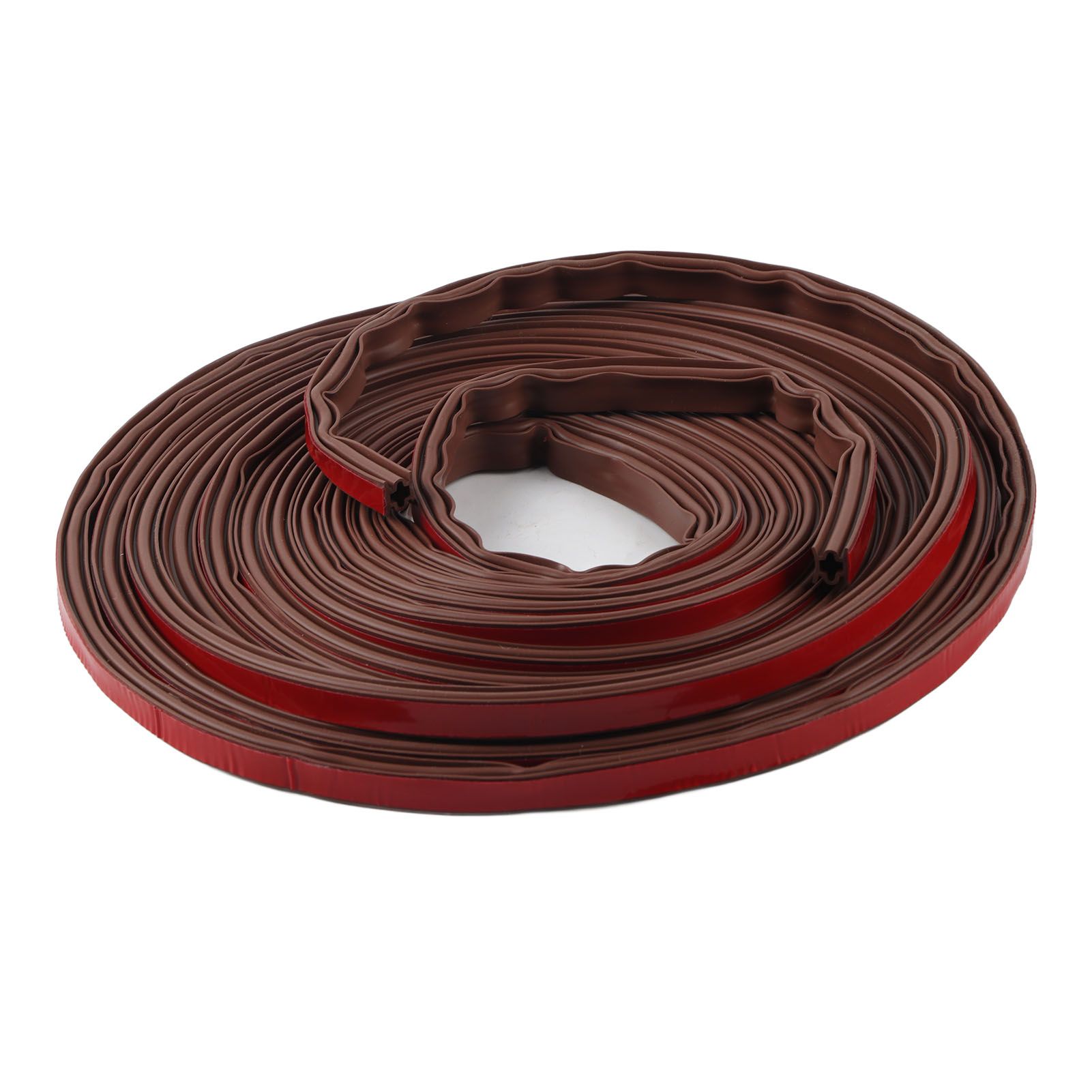 6m Door Sealing Strip Silicone Rubber Self Adhesive Weather Strip Brown Window view 10