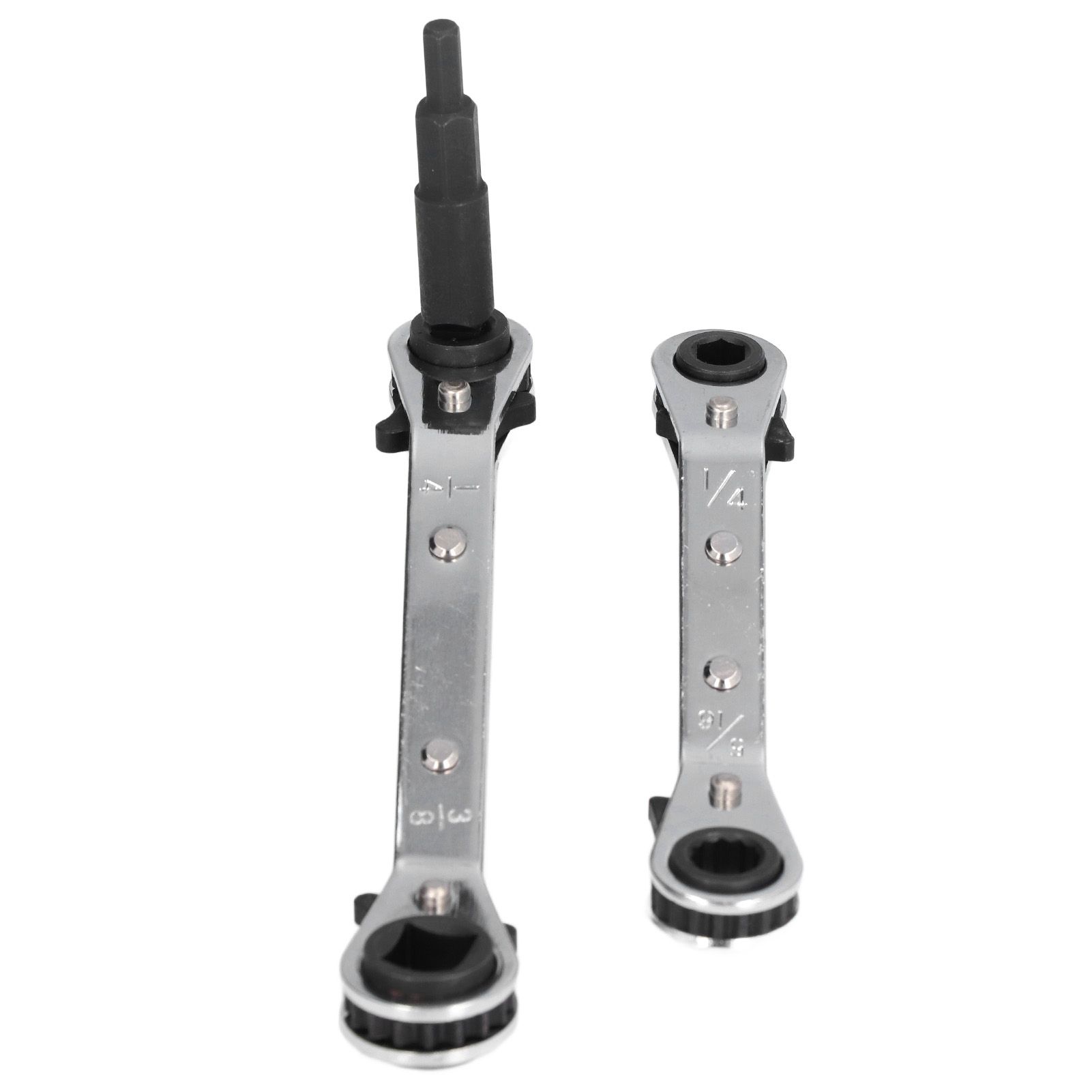 CT122 Refrigerator Ratchet Wrench 1/4 3/16 5/16 3/8 Stainless Steel Wrench Air view 7