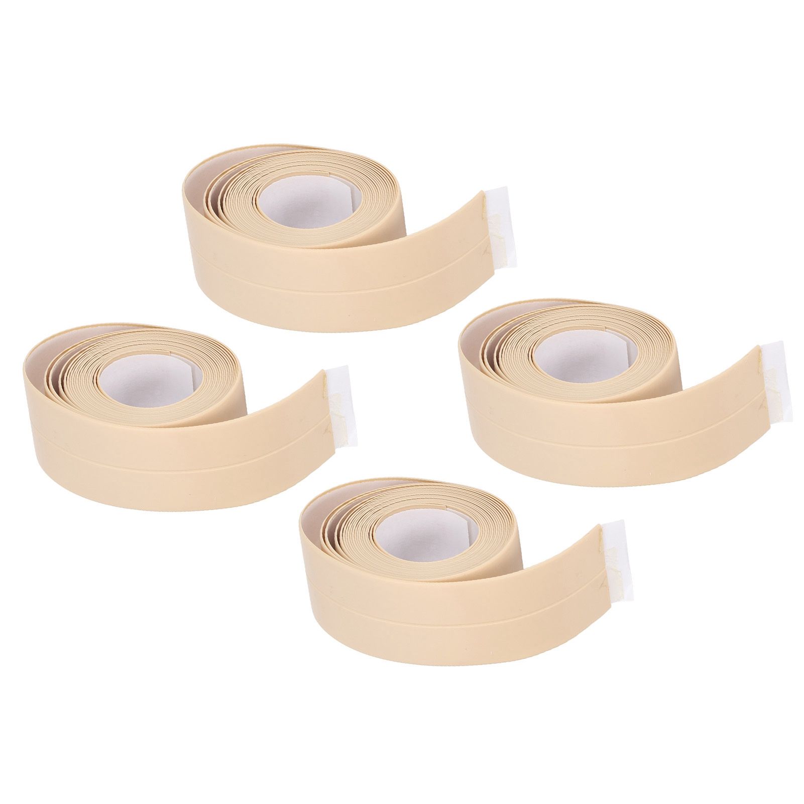 4Pcs Kitchen Sealant Strip PVC Waterproof Self Adhesive Sealing Tape for view 4
