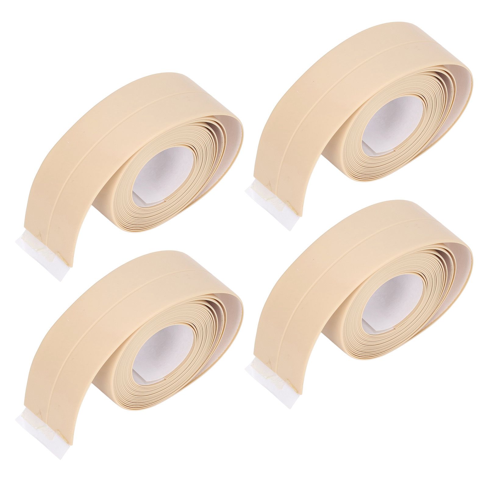 4Pcs Kitchen Sealant Strip PVC Waterproof Self Adhesive Sealing Tape for view 5