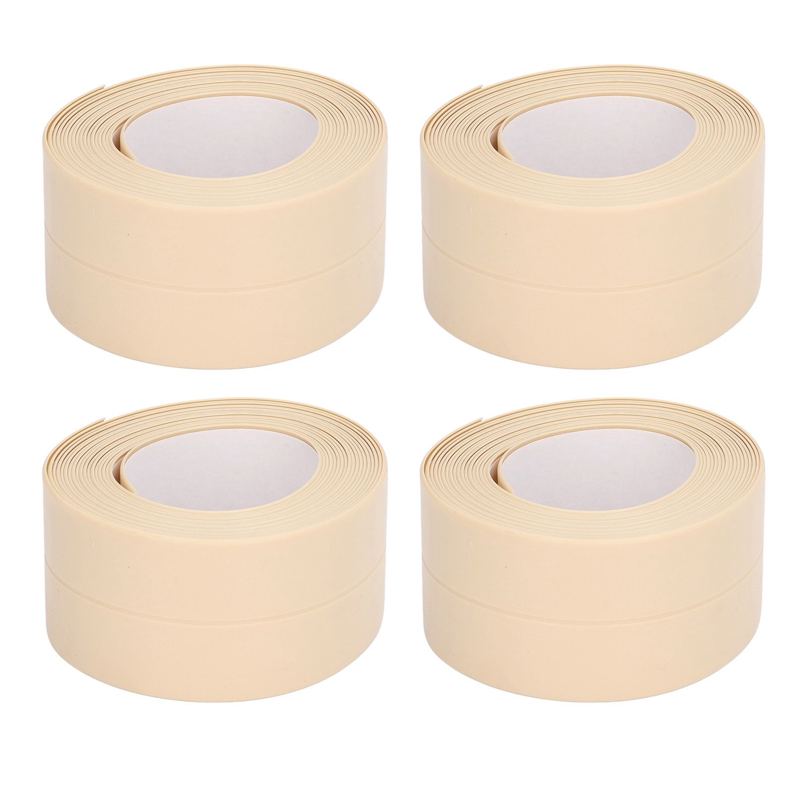 4Pcs Kitchen Sealant Strip PVC Waterproof Self Adhesive Sealing Tape for view 6