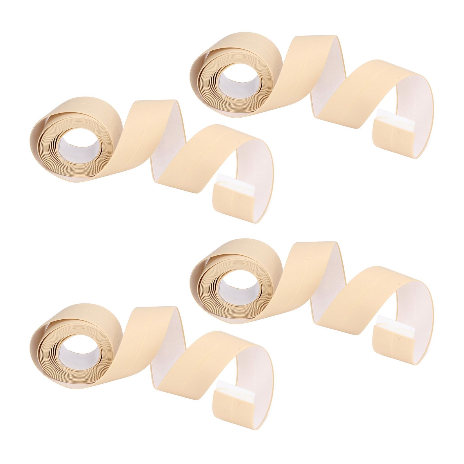 4Pcs Kitchen Sealant Strip PVC Waterproof Self Adhesive Sealing Tape for view 10