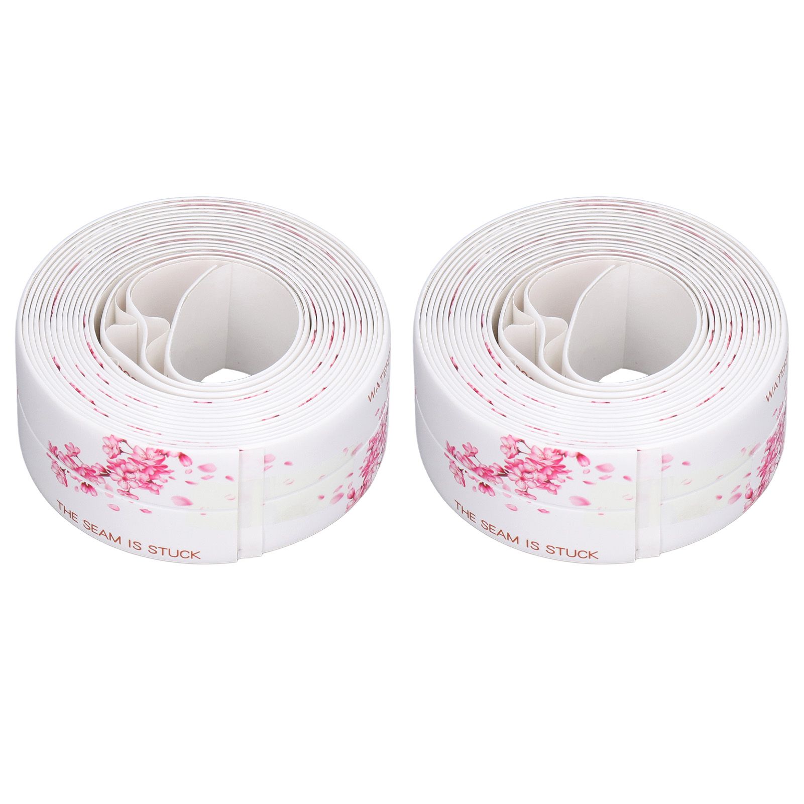 2Pcs Waterproof Tape Self Adhesive PVC Sealing Caulking Strip for Kitchen — image 1