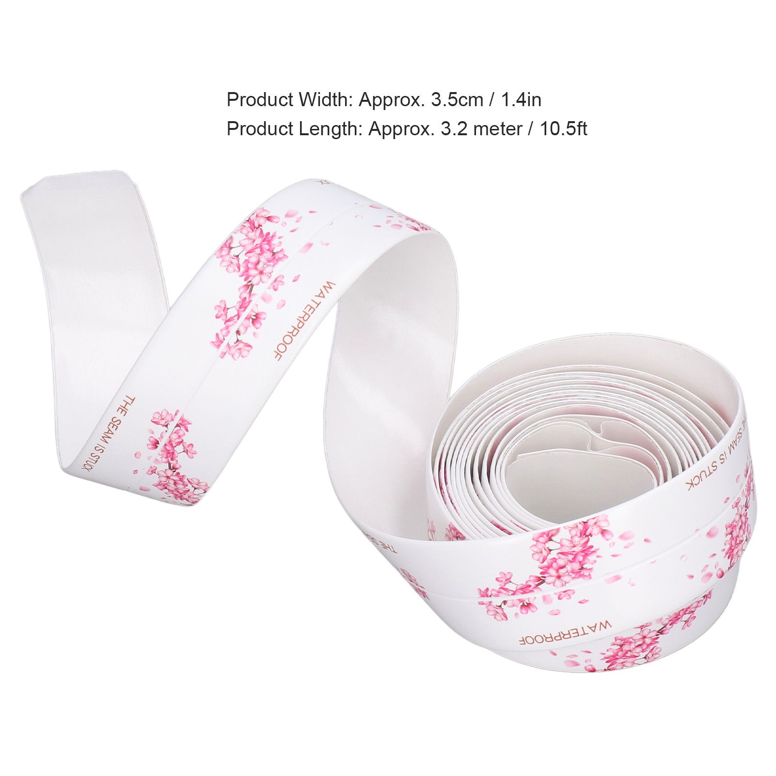 2Pcs Waterproof Tape Self Adhesive PVC Sealing Caulking Strip for Kitchen view 13