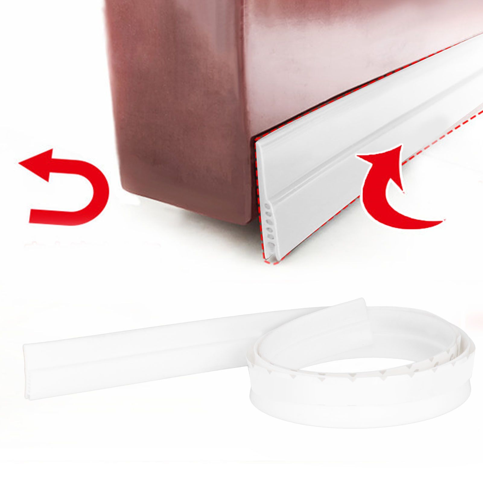 Door Soundproofing 28mm/1.1in Round Hole Silicone Protective Durable view 11