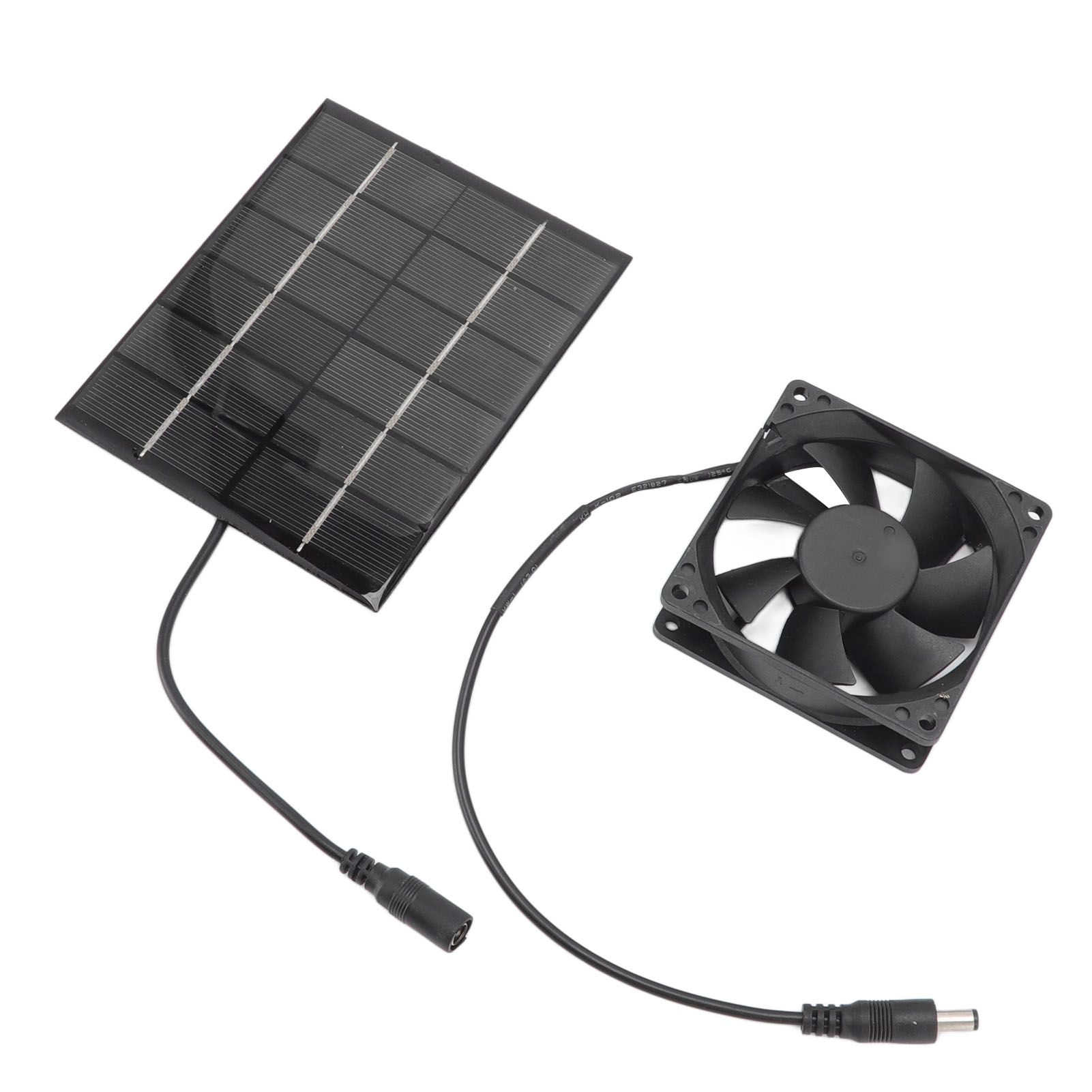 Solar Panel Fan Exhaust Air Ventilation Heat Dissipation Tool for Greenhouse Shed view 6