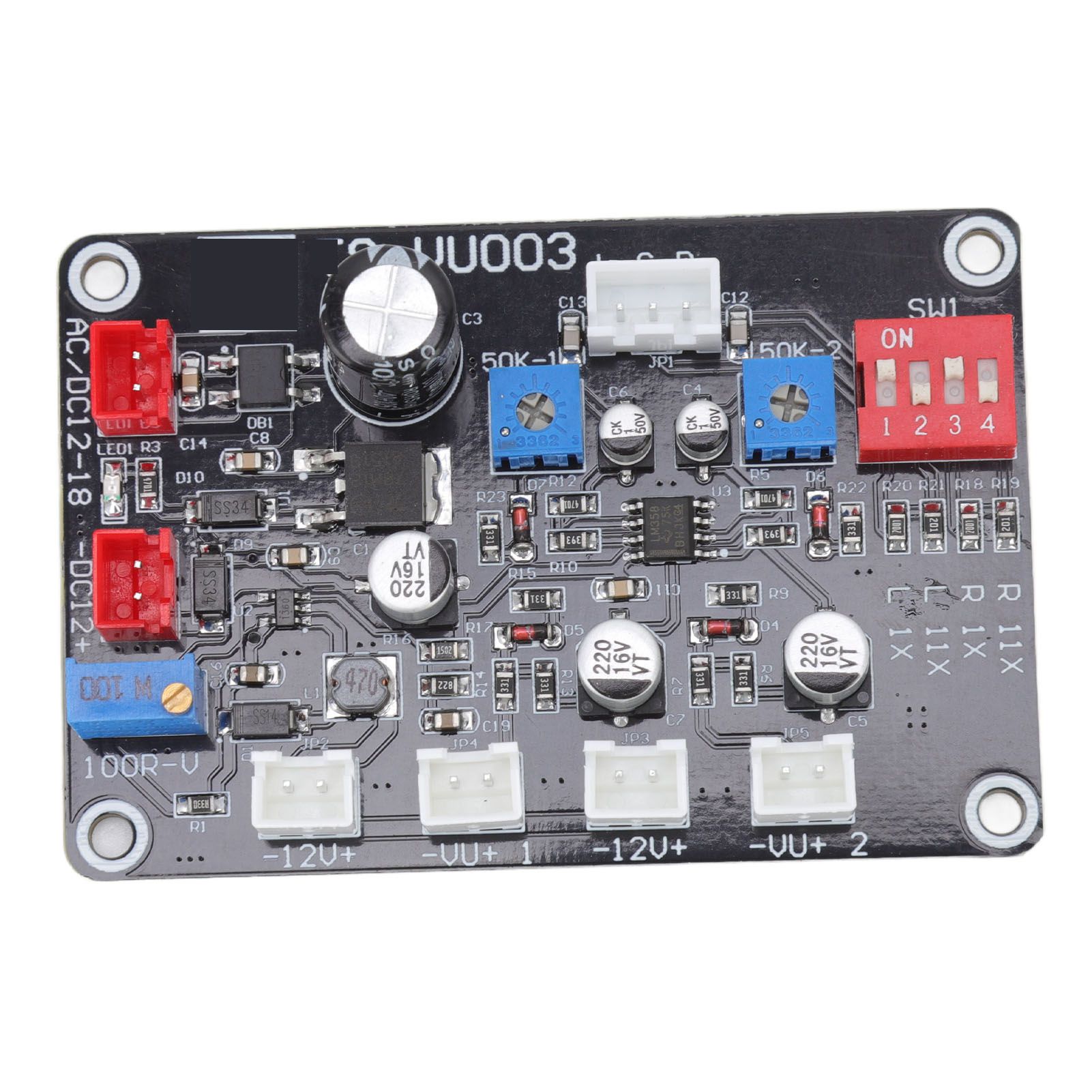 2pcs VU Level Meter Power Amplifier VU Panel Meter with Driver Board for view 14