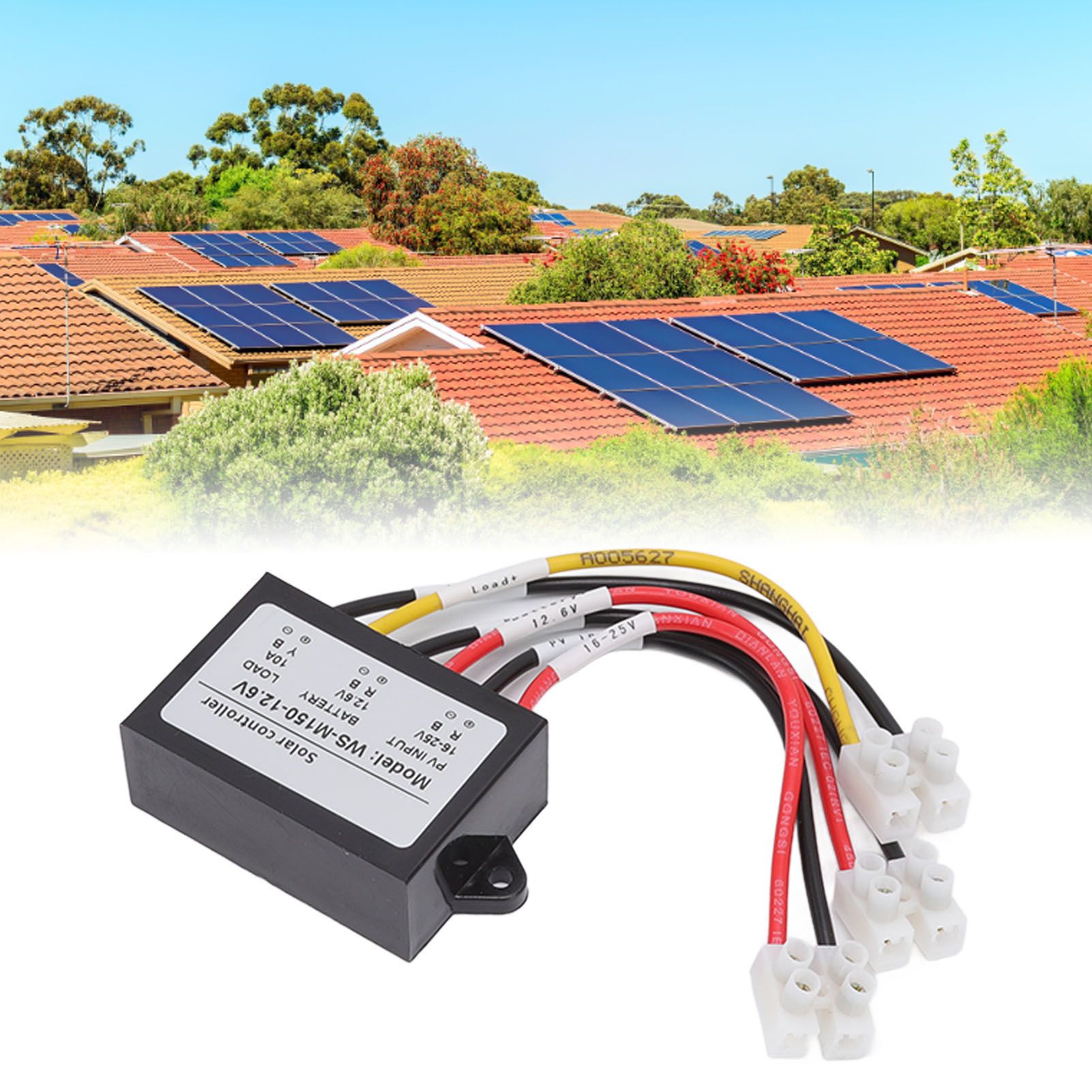 MPPT Solar Controller 150W 10 12V Anti Backflow 24 Hours Load Output Solar view 9