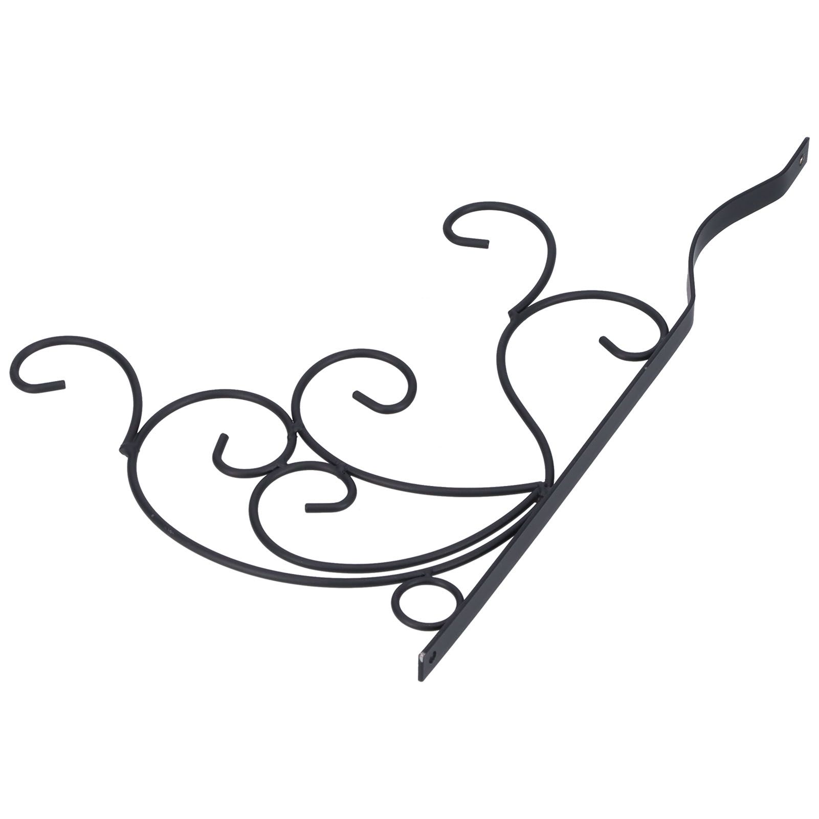 Hanging Plants Bracket Wall Mounted Iron Decorative Planter Hook Hanger with view 6
