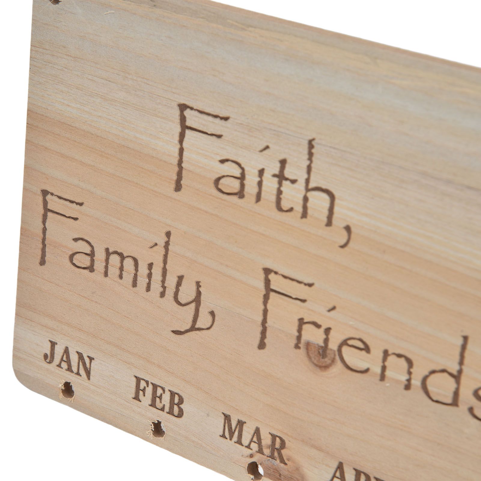 Wooden Craft Calendar Multipurpose Stylish Complete Tools Wooden DIY Calendar view 14