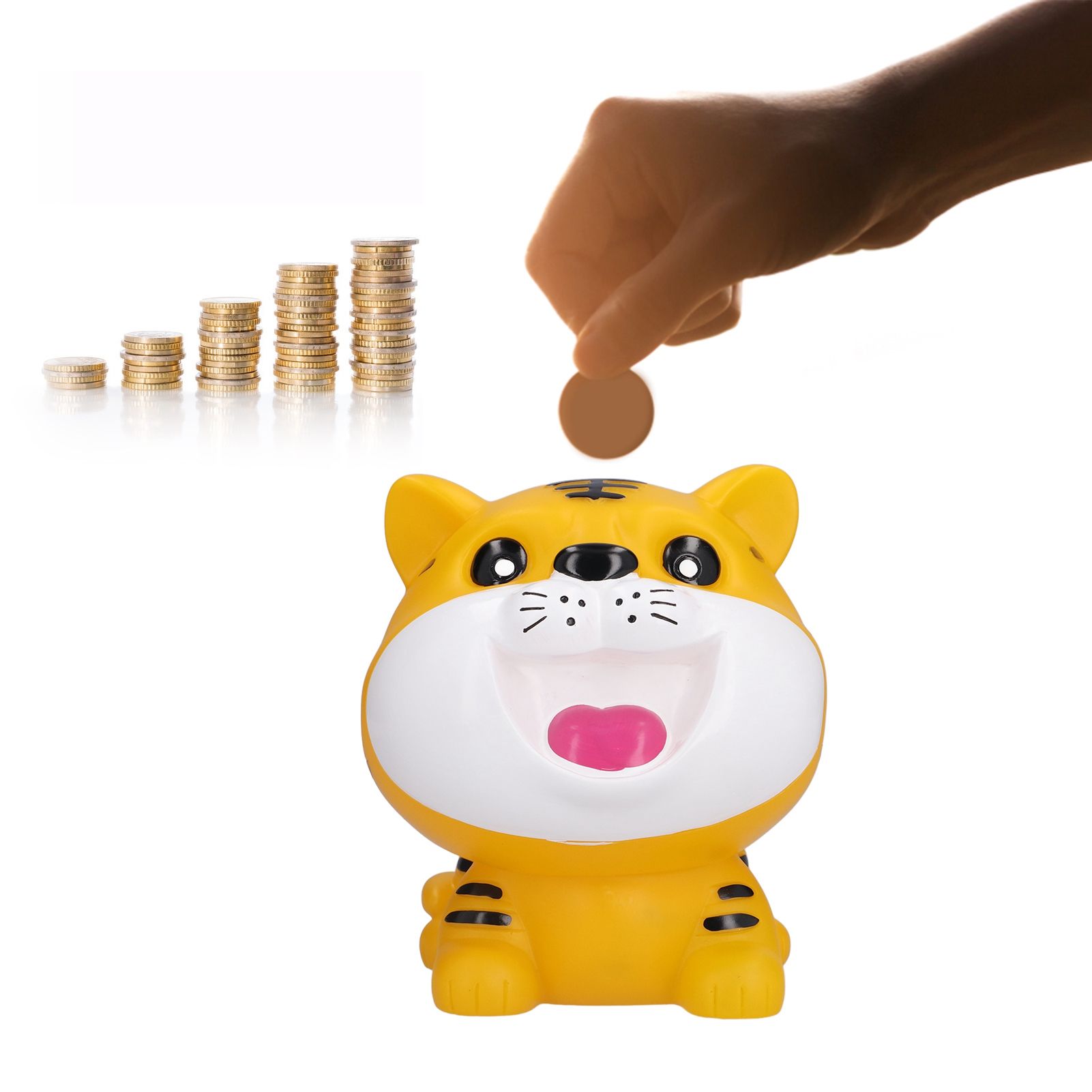 Piggy Bank Anti Fall Waterproof Cartoon Money Saving Box for Boys Girls Kids view 12