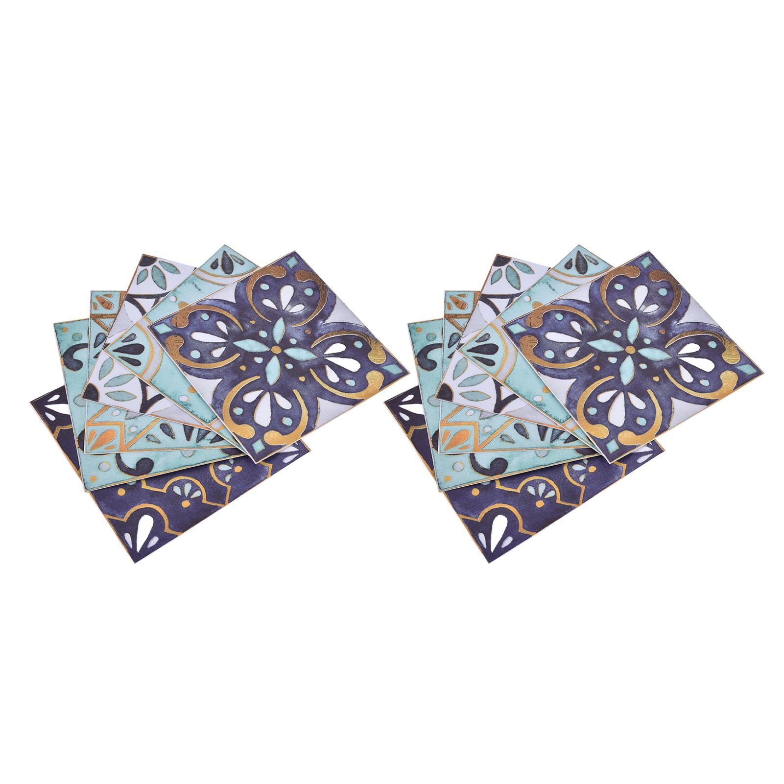 2Pack Floor Tile Stickers Self Adhesive Ceramic Tile Decor Waterproof Vintage view 4