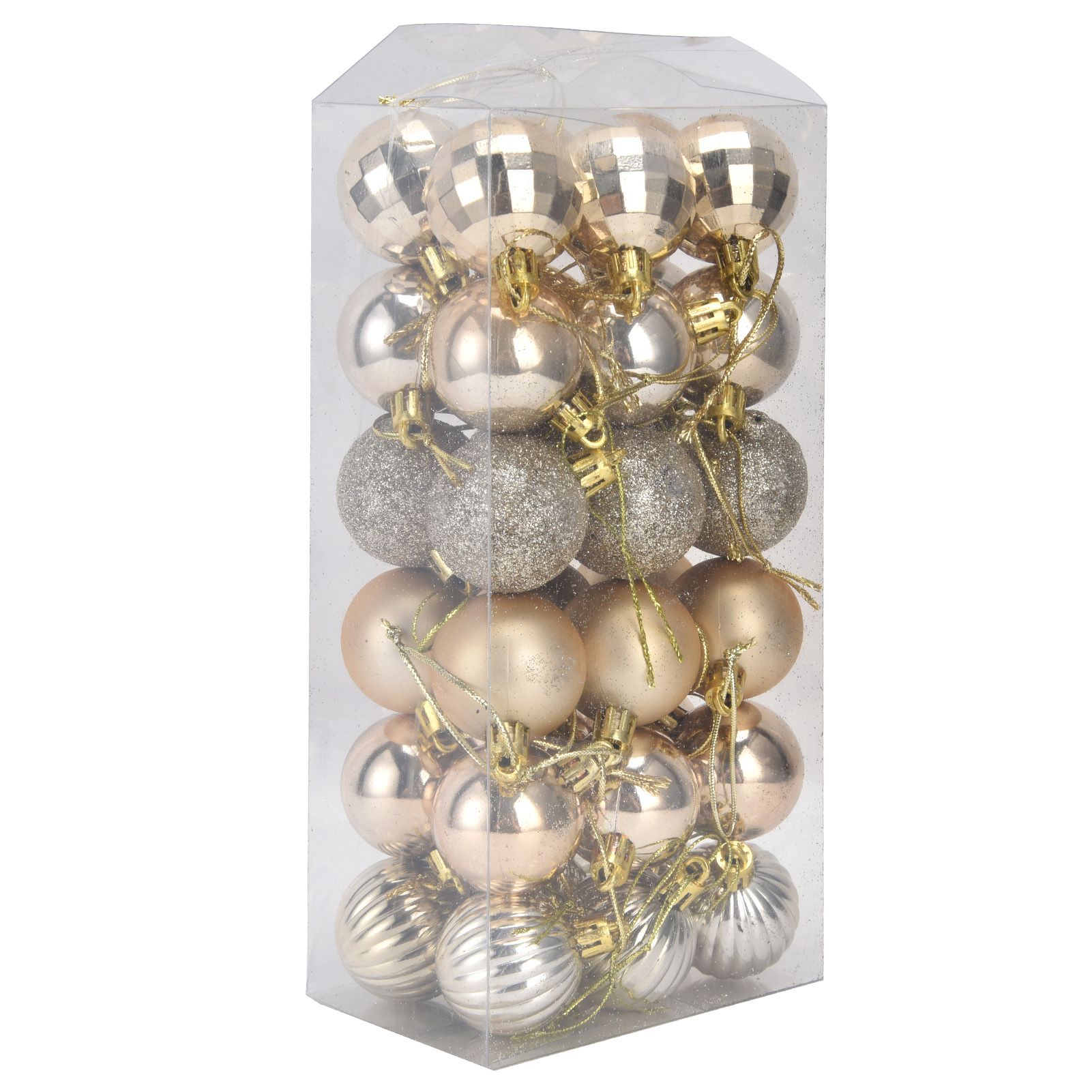 36Pcs Christmas Tree Ball Ornaments Shatterproof Hanging Decorations Xmas view 2