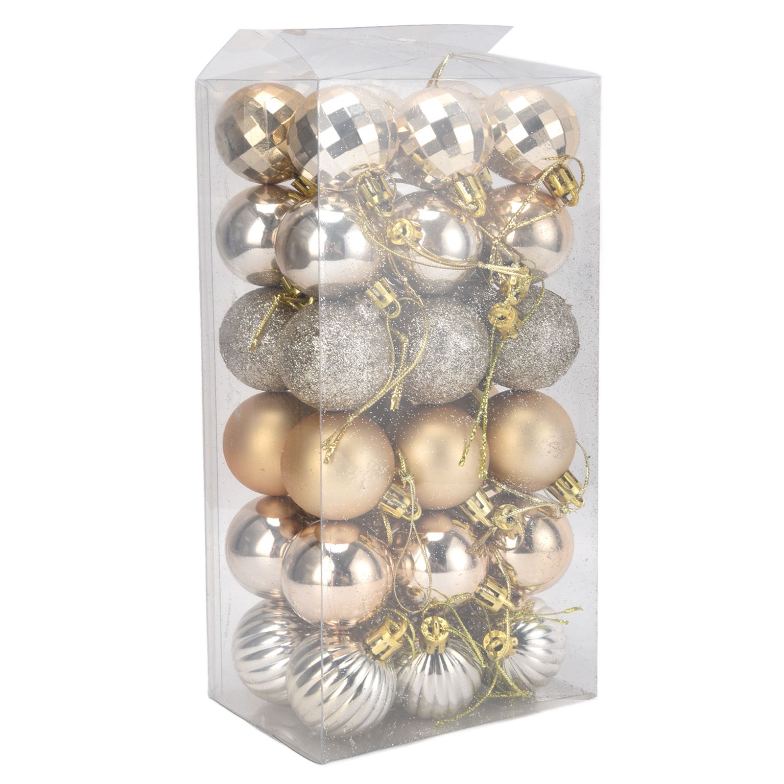 36Pcs Christmas Tree Ball Ornaments Shatterproof Hanging Decorations Xmas view 6