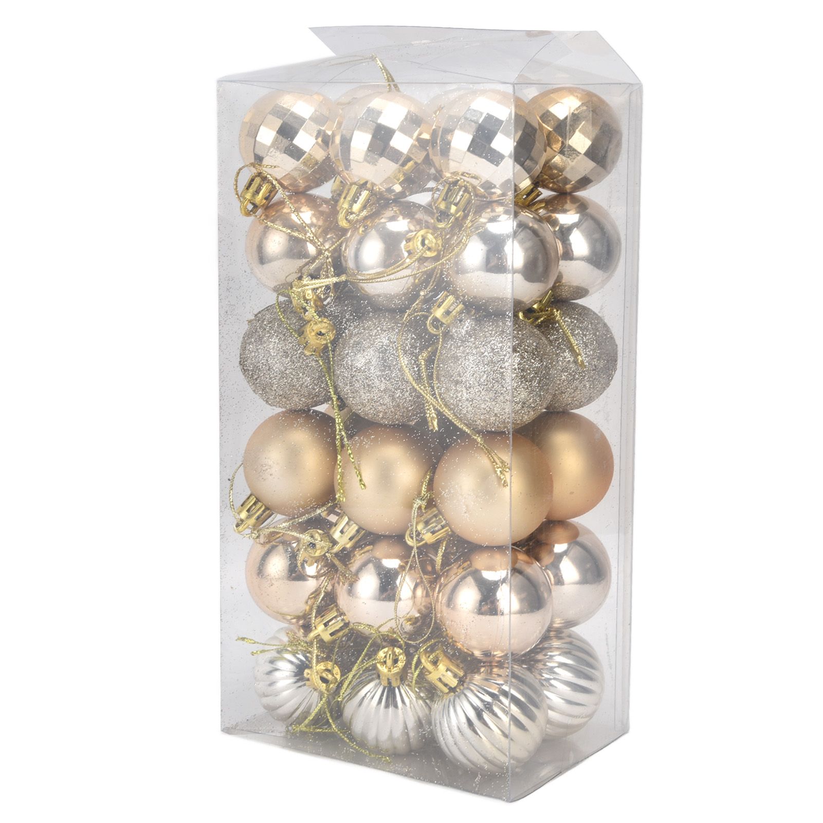 36Pcs Christmas Tree Ball Ornaments Shatterproof Hanging Decorations Xmas view 7
