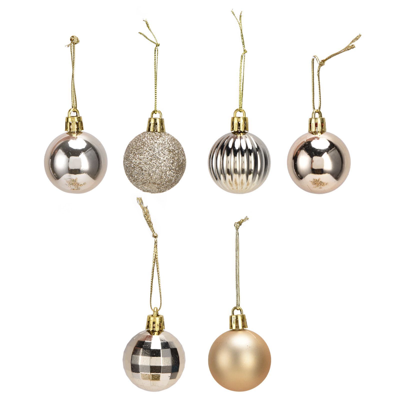 36Pcs Christmas Tree Ball Ornaments Shatterproof Hanging Decorations Xmas view 9