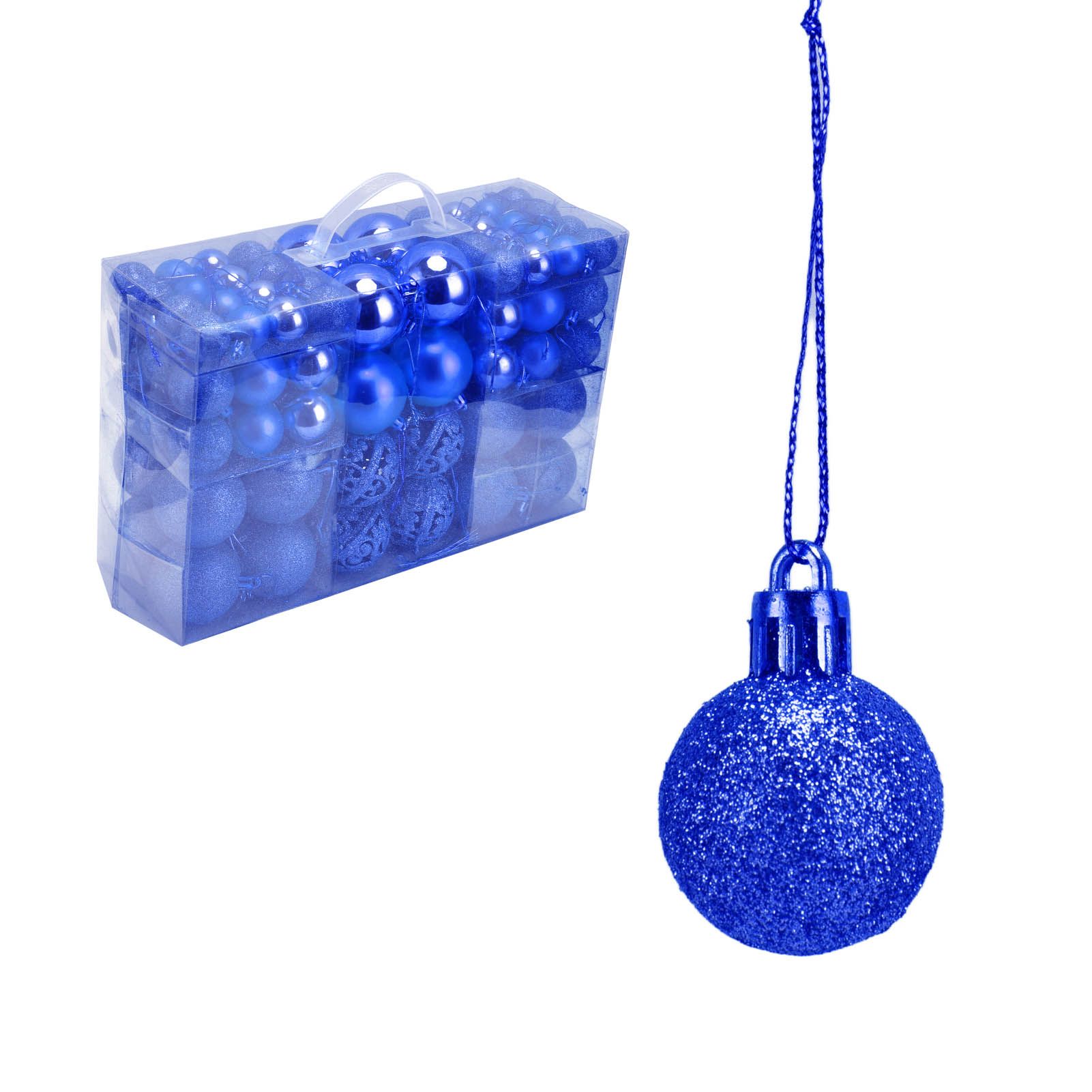 100pcs Christmas Ball Ornaments Shatterproof Hanging Balls for Christmas Tree view 4