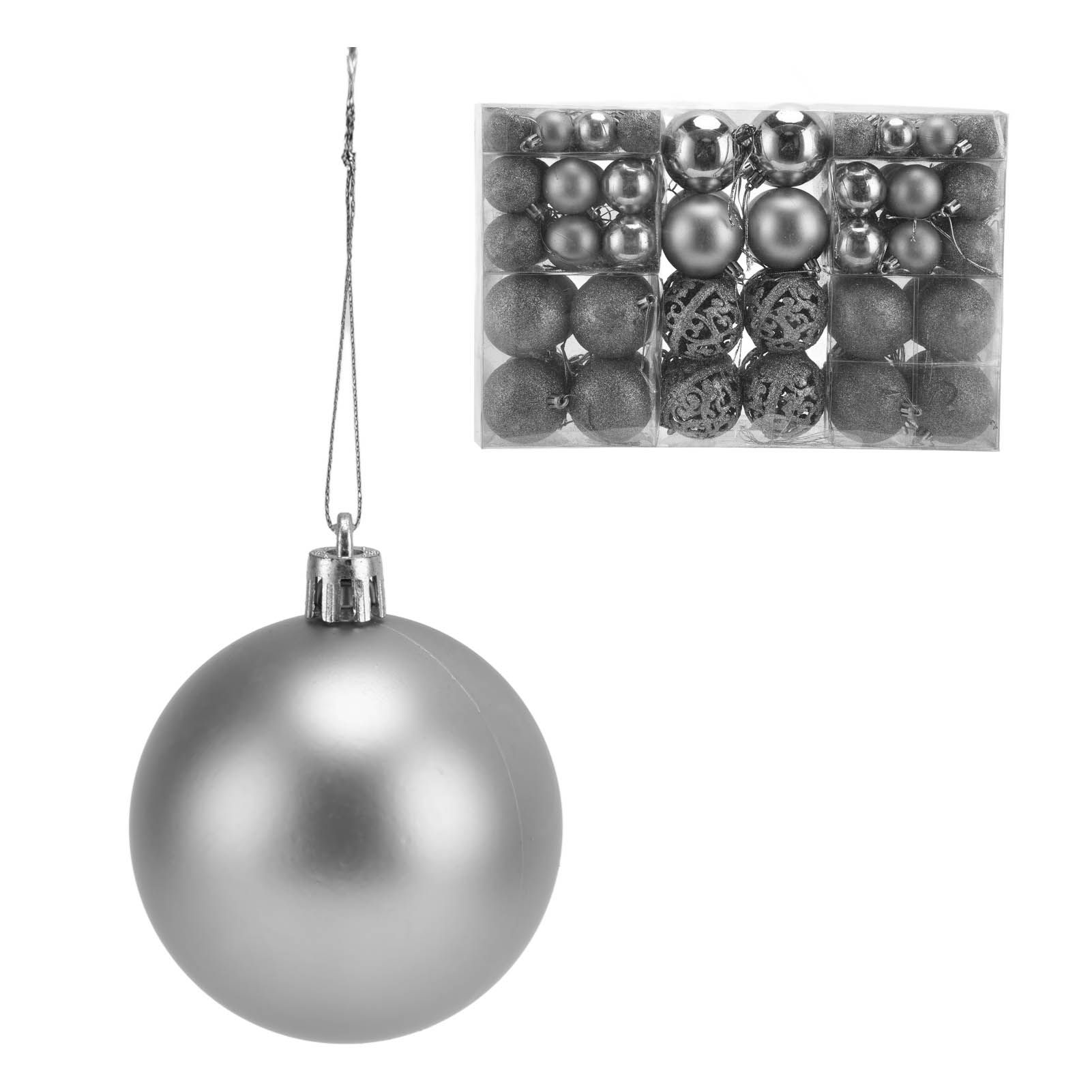 100pcs Christmas Ball Ornaments Shatterproof Hanging Balls for Christmas Tree view 5
