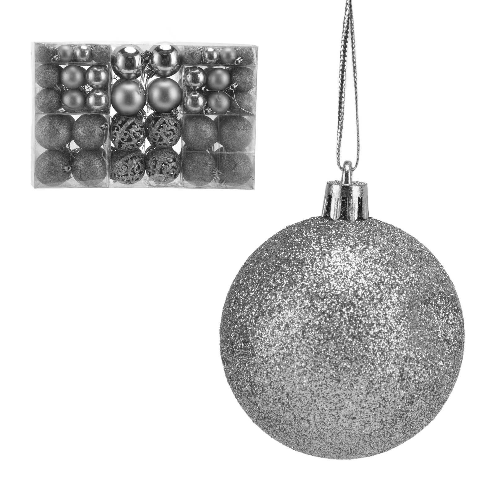 100pcs Christmas Ball Ornaments Shatterproof Hanging Balls for Christmas Tree view 7