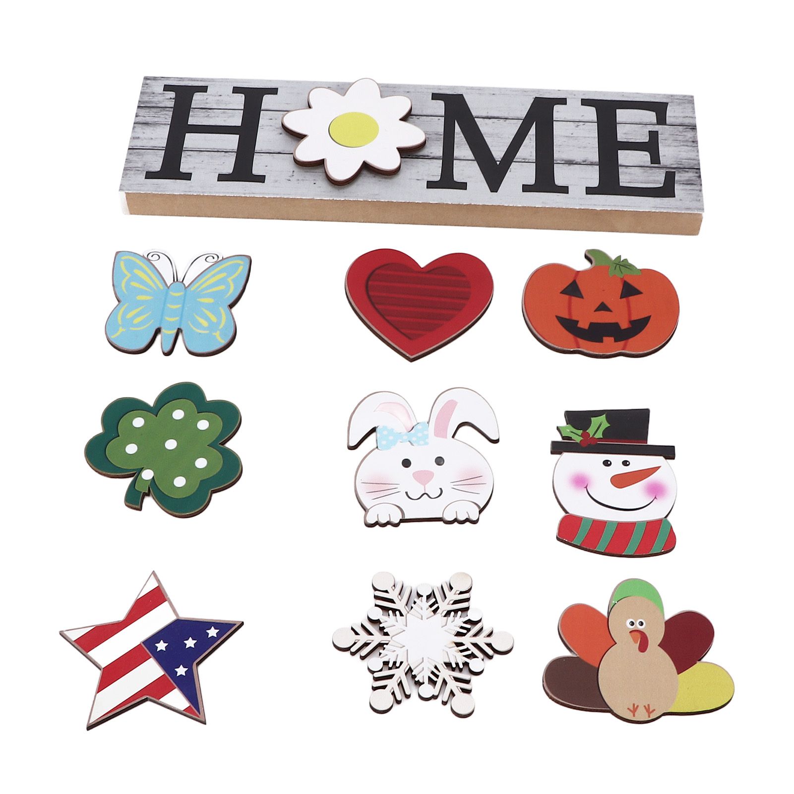 Wooden Home Sign Country Farmhouse Decoration for Home Kitchen Dining Room view 5