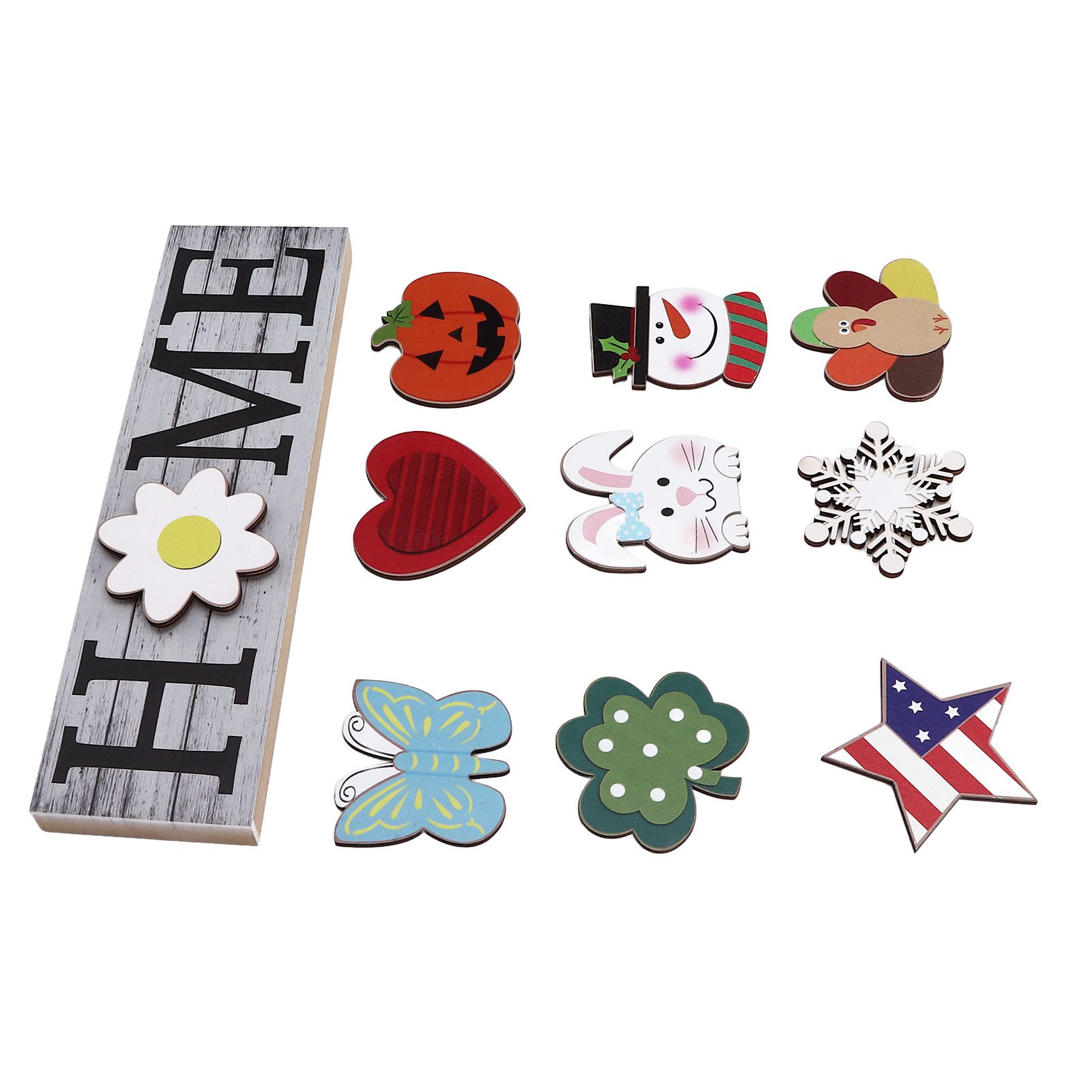 Wooden Home Sign Country Farmhouse Decoration for Home Kitchen Dining Room view 6