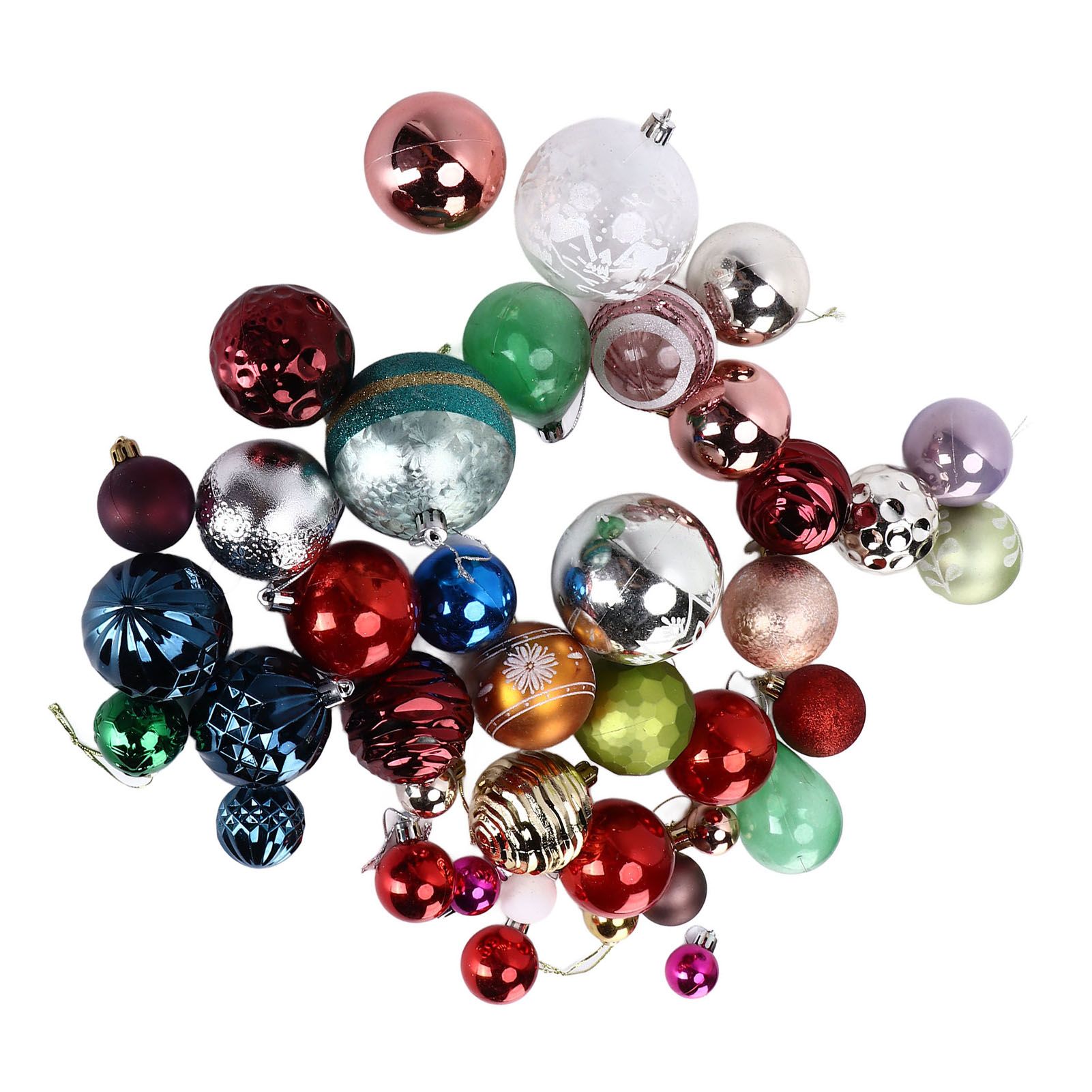 Christmas Ball Random Color Size Durable Lightweight Attractive Decorative view 2