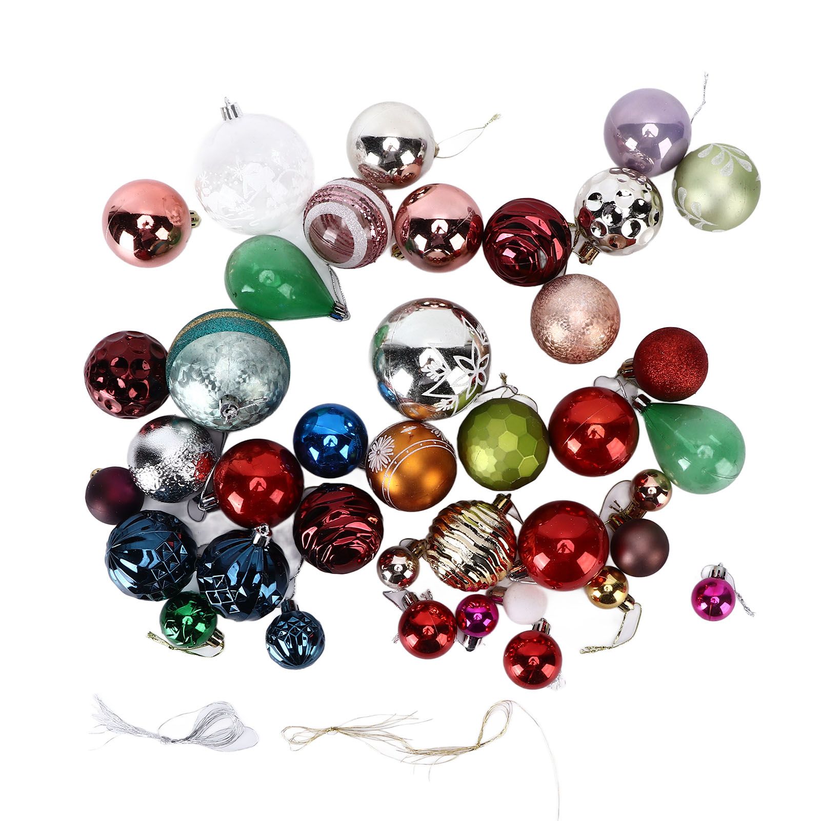 Christmas Ball Random Color Size Durable Lightweight Attractive Decorative view 3