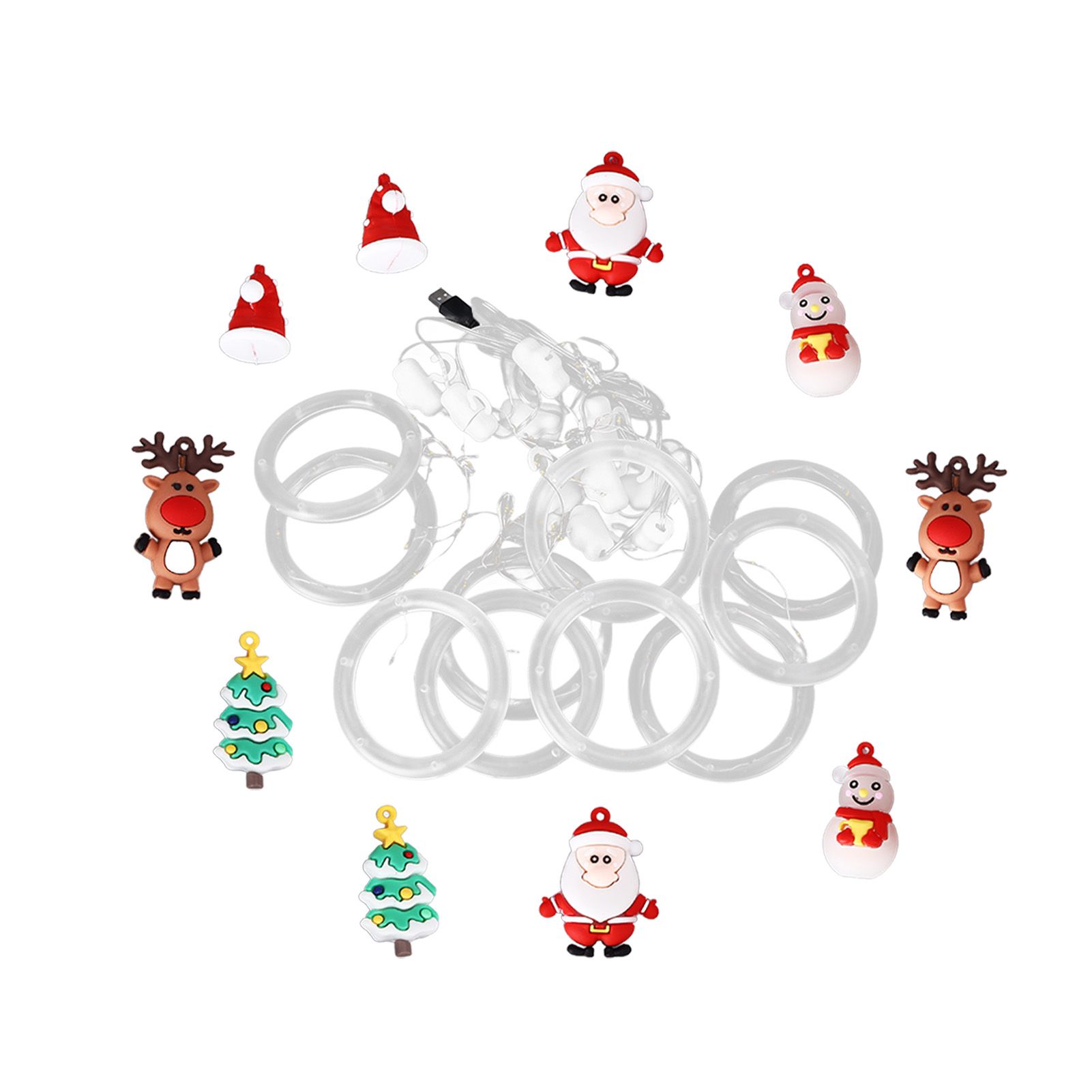 Christmas Led Lights Simple Installation Low Voltage High Safety Soft Light view 3