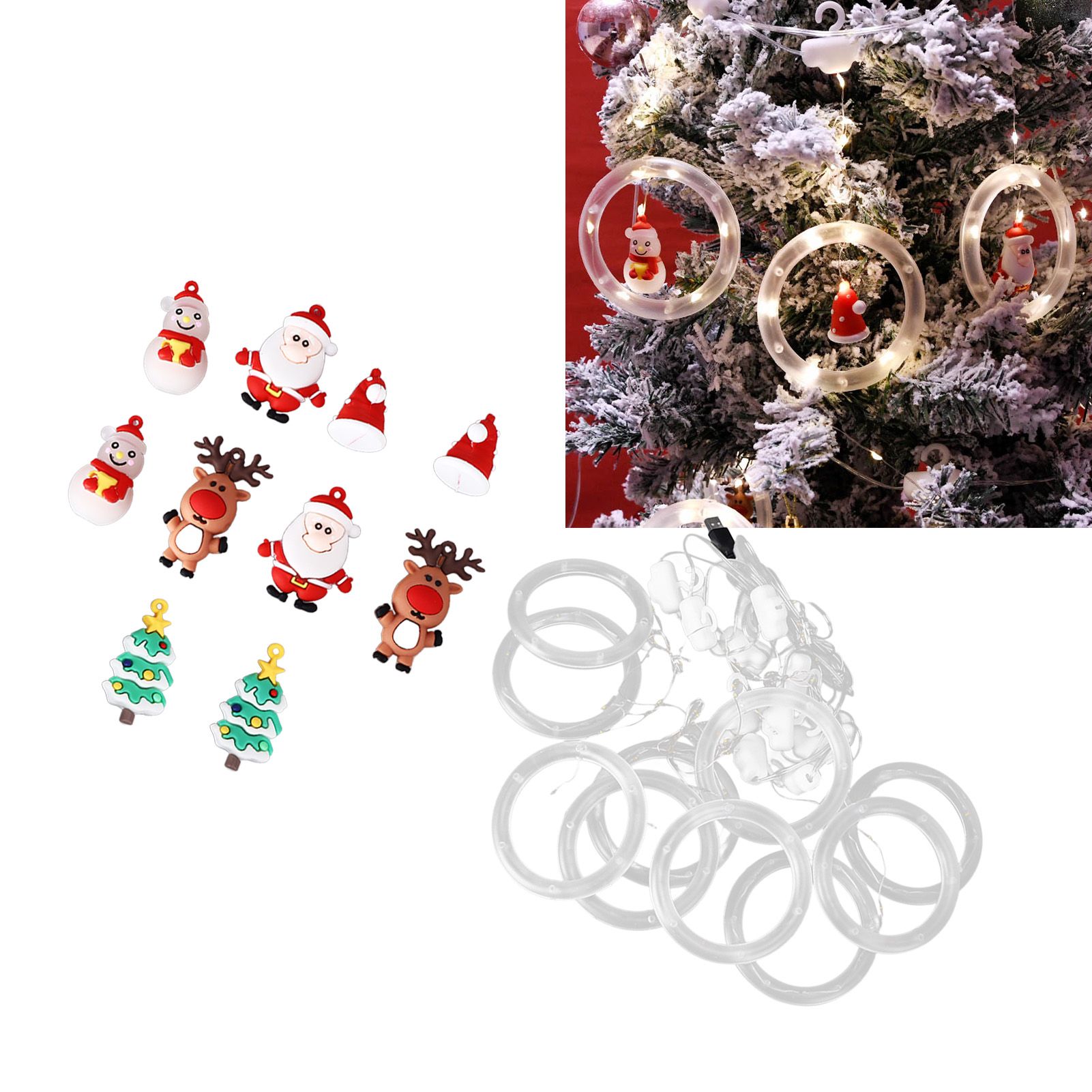 Christmas Led Lights Simple Installation Low Voltage High Safety Soft Light view 12