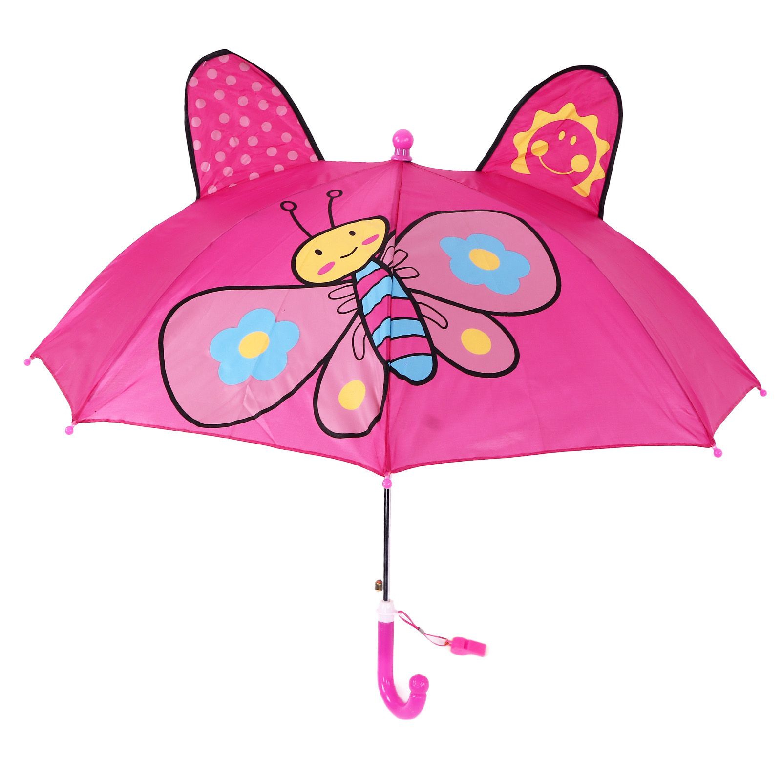 Kid Umbrella Lovely Cartoon Animal Easy Operation Lightweight Girls Umbrella view 2