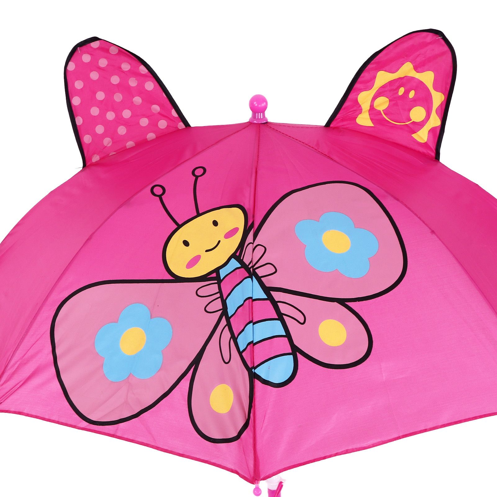 Kid Umbrella Lovely Cartoon Animal Easy Operation Lightweight Girls Umbrella view 14