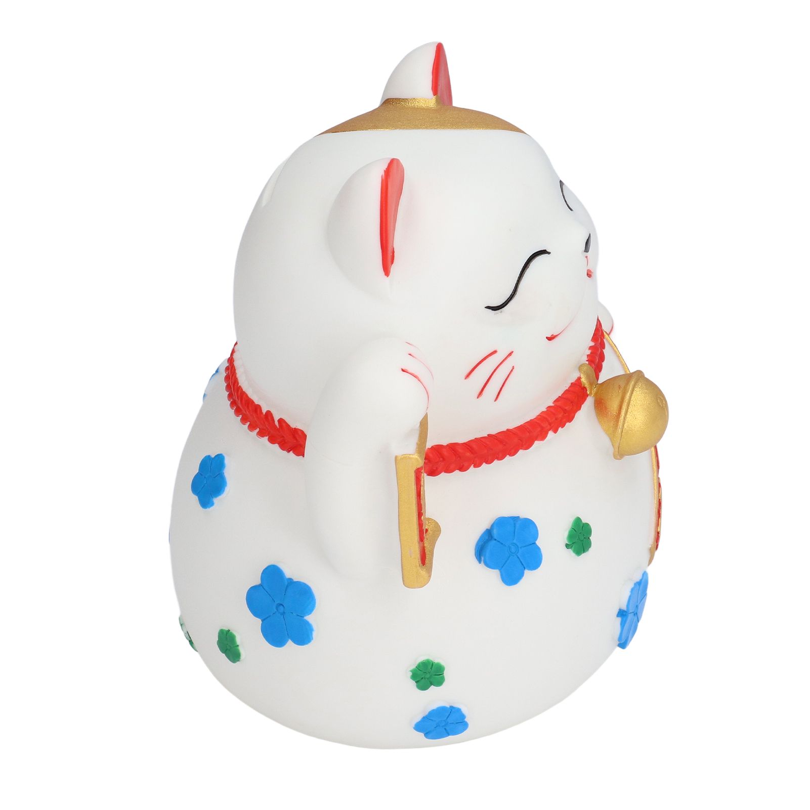 Piggy Bank Big Lucky Cat Shape Deposit 1000 Coins Natural Colors Washable view 7
