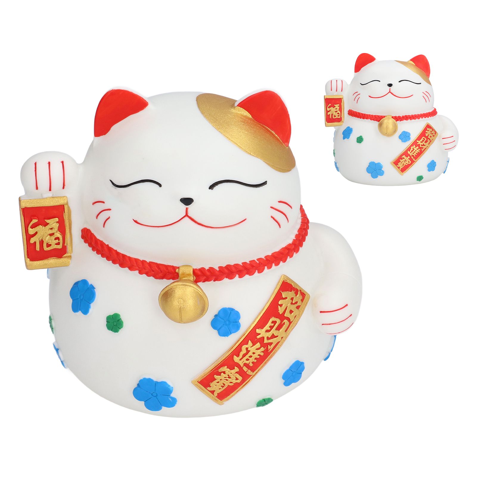 Piggy Bank Big Lucky Cat Shape Deposit 1000 Coins Natural Colors Washable view 10