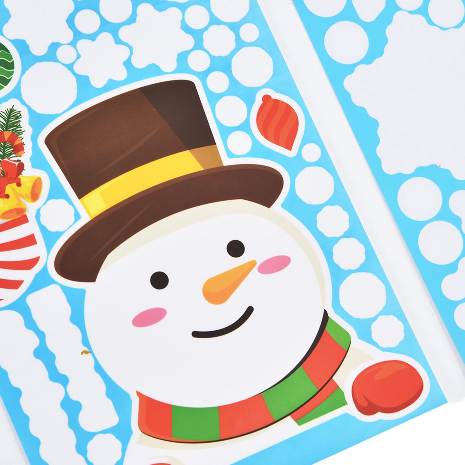 2Set Christmas Sticker DIY Window Glass Sticker Deer Snowman Decorative view 15