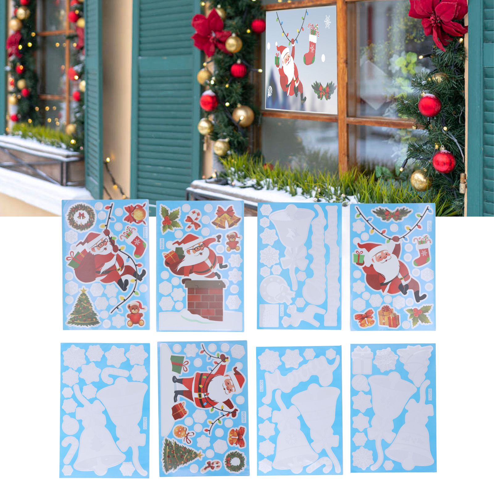 Christmas Stickers DIY Production Cute Appearance Fine Workmanship Christmas view 11