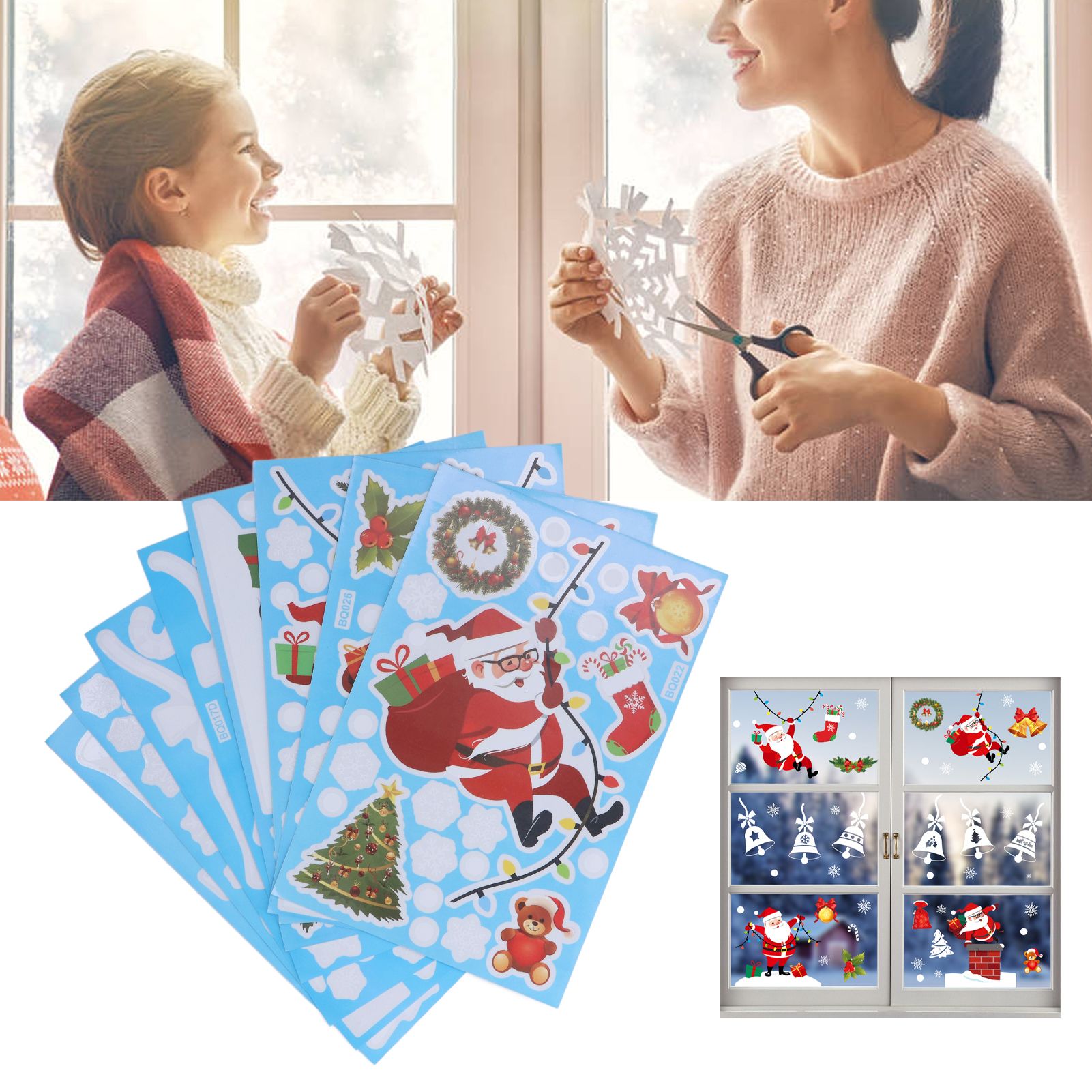 Christmas Stickers DIY Production Cute Appearance Fine Workmanship Christmas view 12