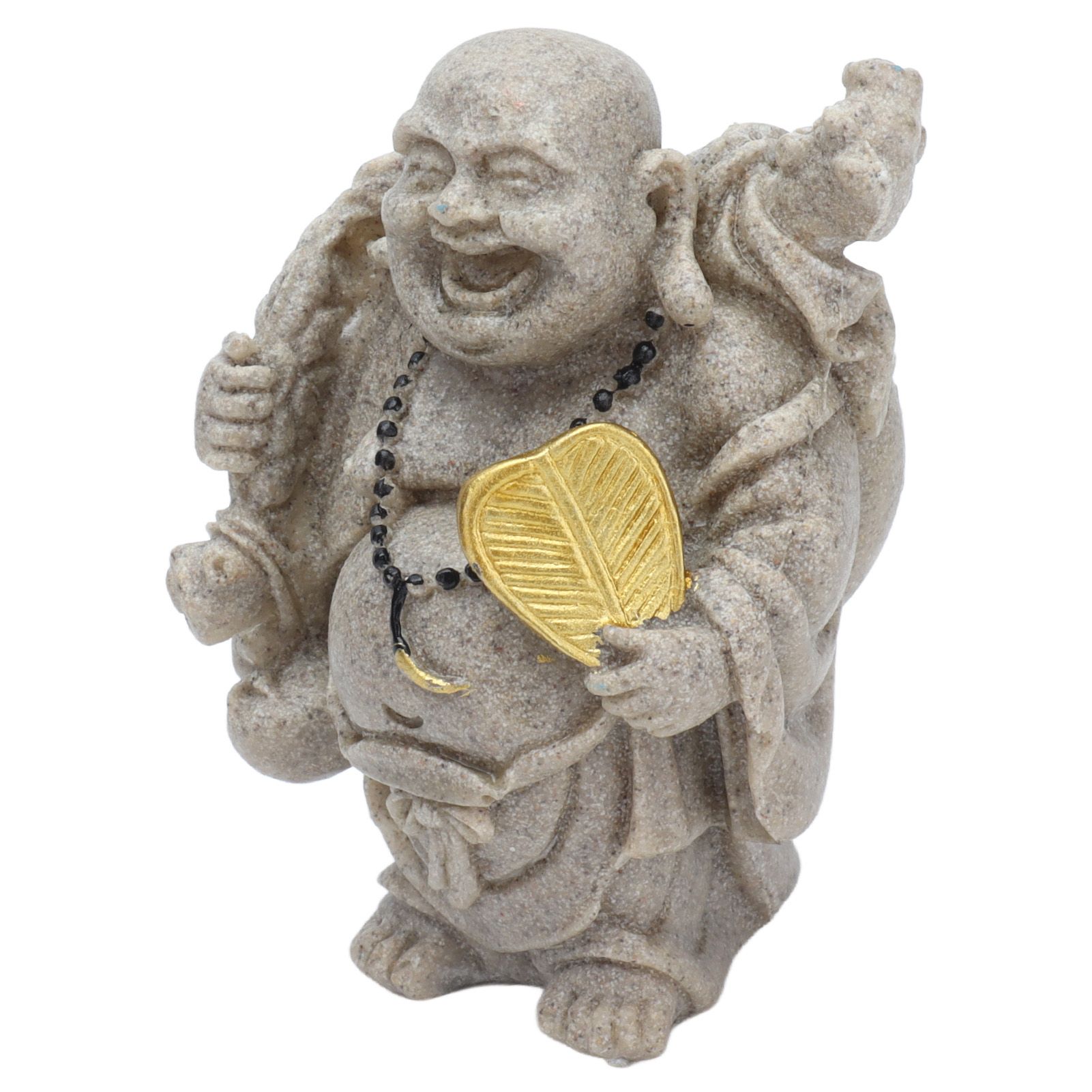 Buddha Statue Resin Mini 8cm Maitreya Laughing Buddha Figurine for Home Office view 5
