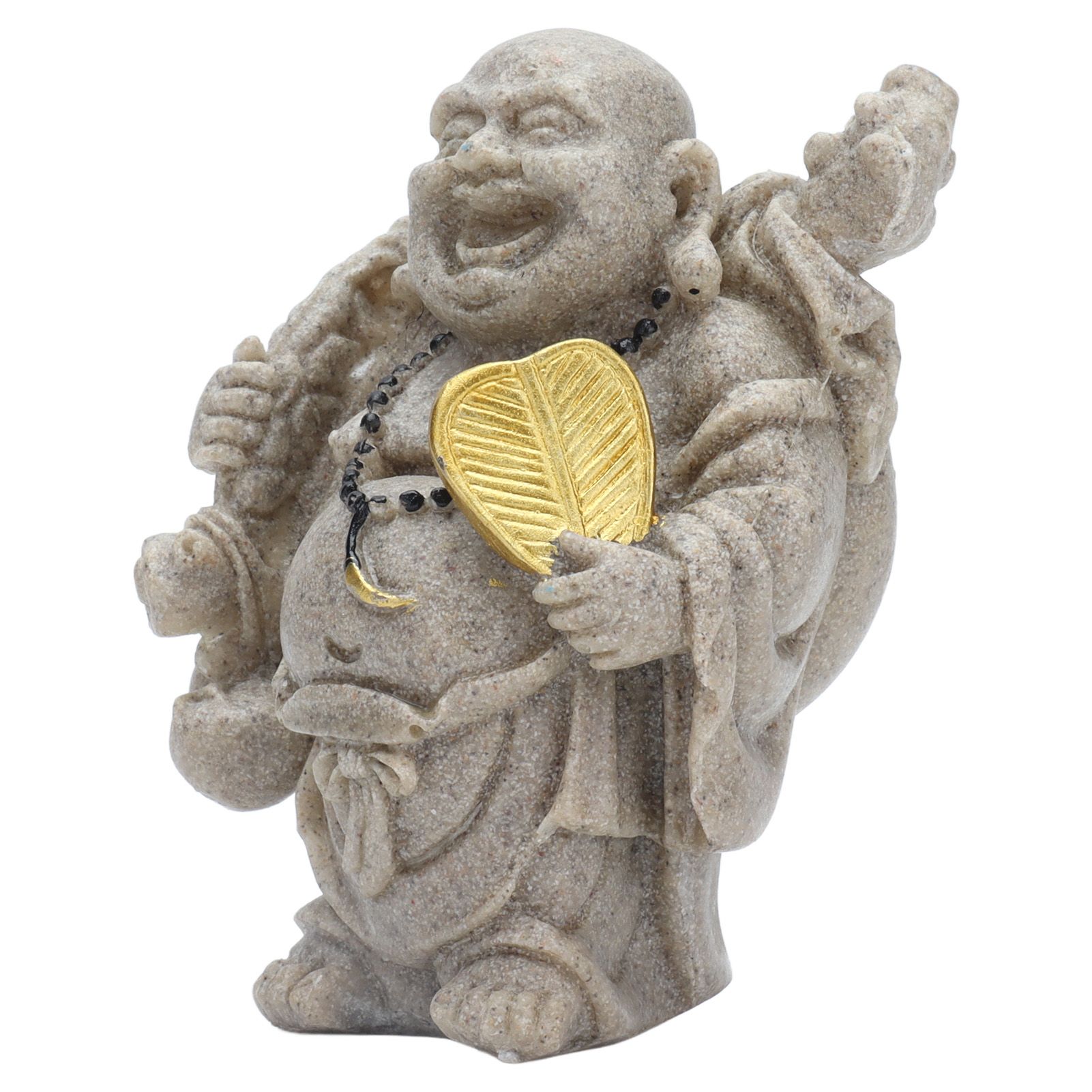 Buddha Statue Resin Mini 8cm Maitreya Laughing Buddha Figurine for Home Office view 8