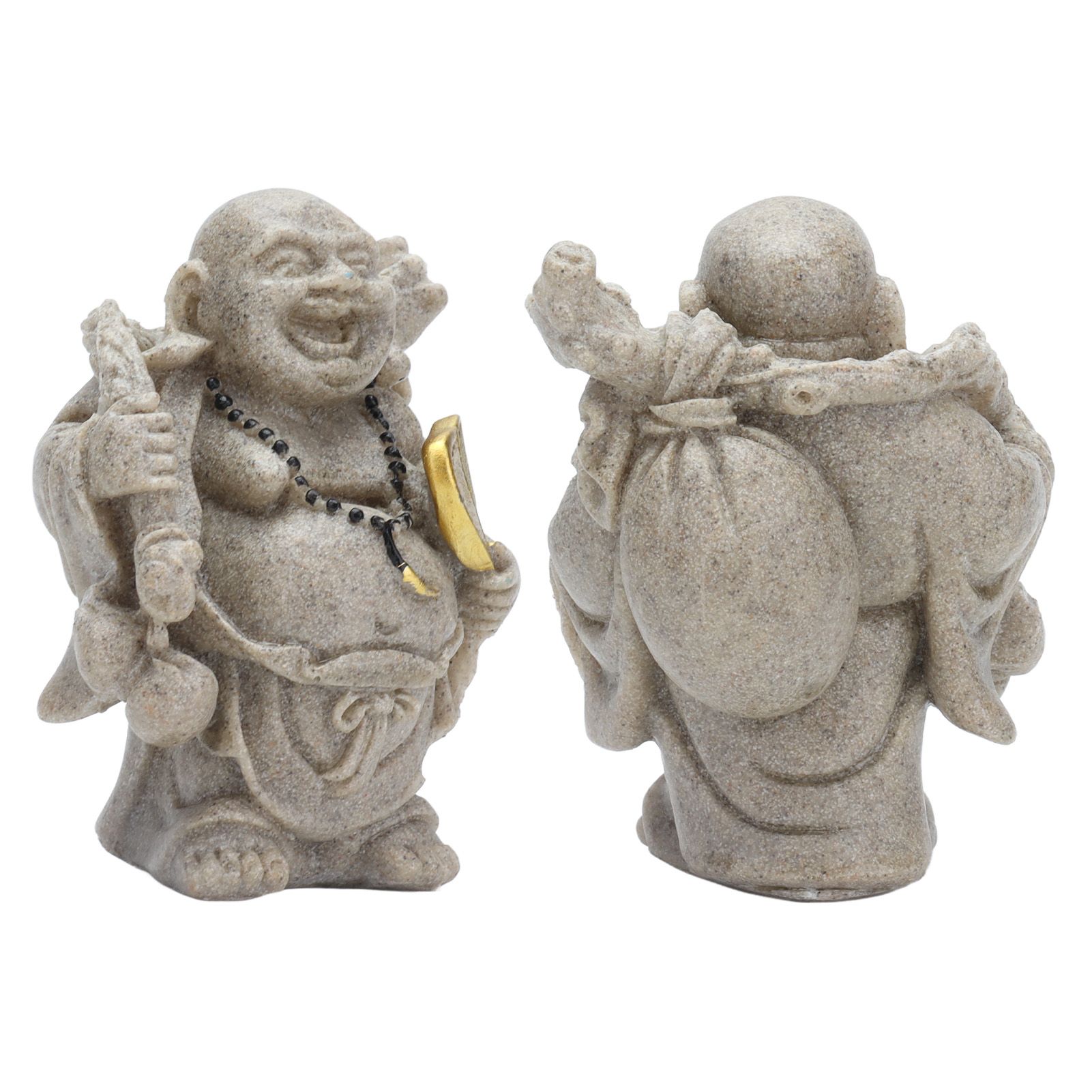 Buddha Statue Resin Mini 8cm Maitreya Laughing Buddha Figurine for Home Office view 10