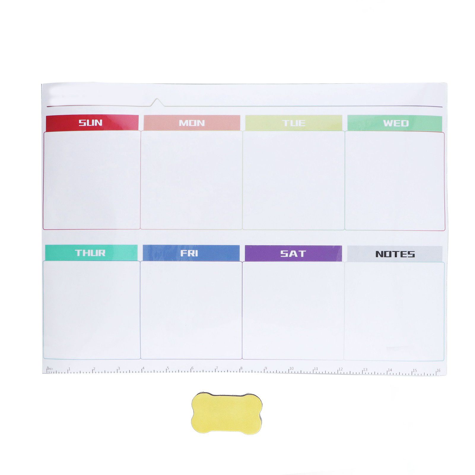 Weekly Calendar Self Adhesive Reusable Weekly Dry Erase Board Paste with