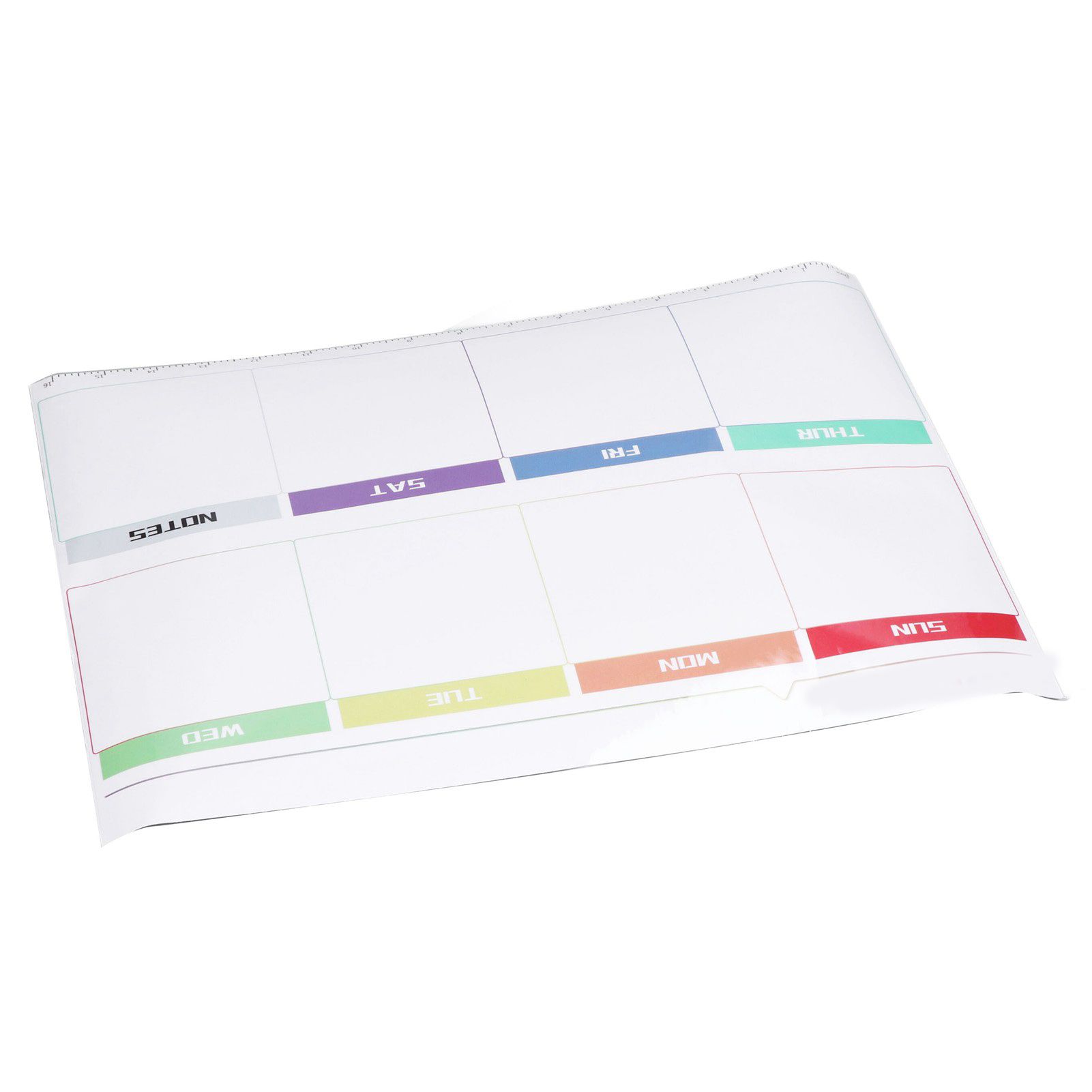 Weekly Calendar Self Adhesive Reusable Weekly Dry Erase Board Paste with view 4