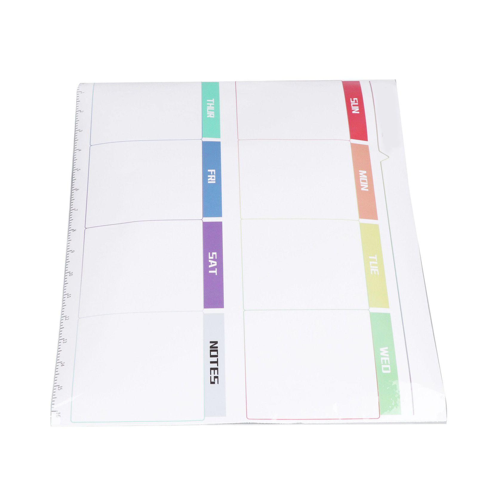 Weekly Calendar Self Adhesive Reusable Weekly Dry Erase Board Paste with view 5