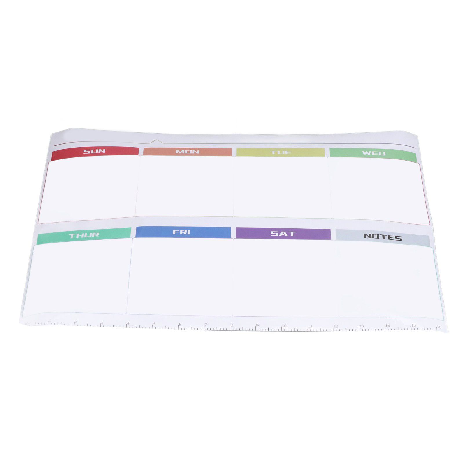 Weekly Calendar Self Adhesive Reusable Weekly Dry Erase Board Paste with view 6