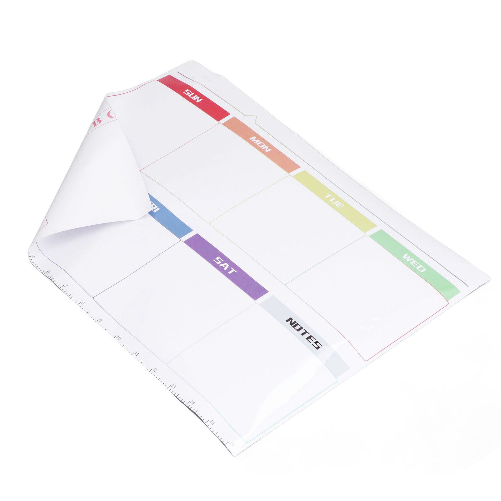 Weekly Calendar Self Adhesive Reusable Weekly Dry Erase Board Paste with view 7