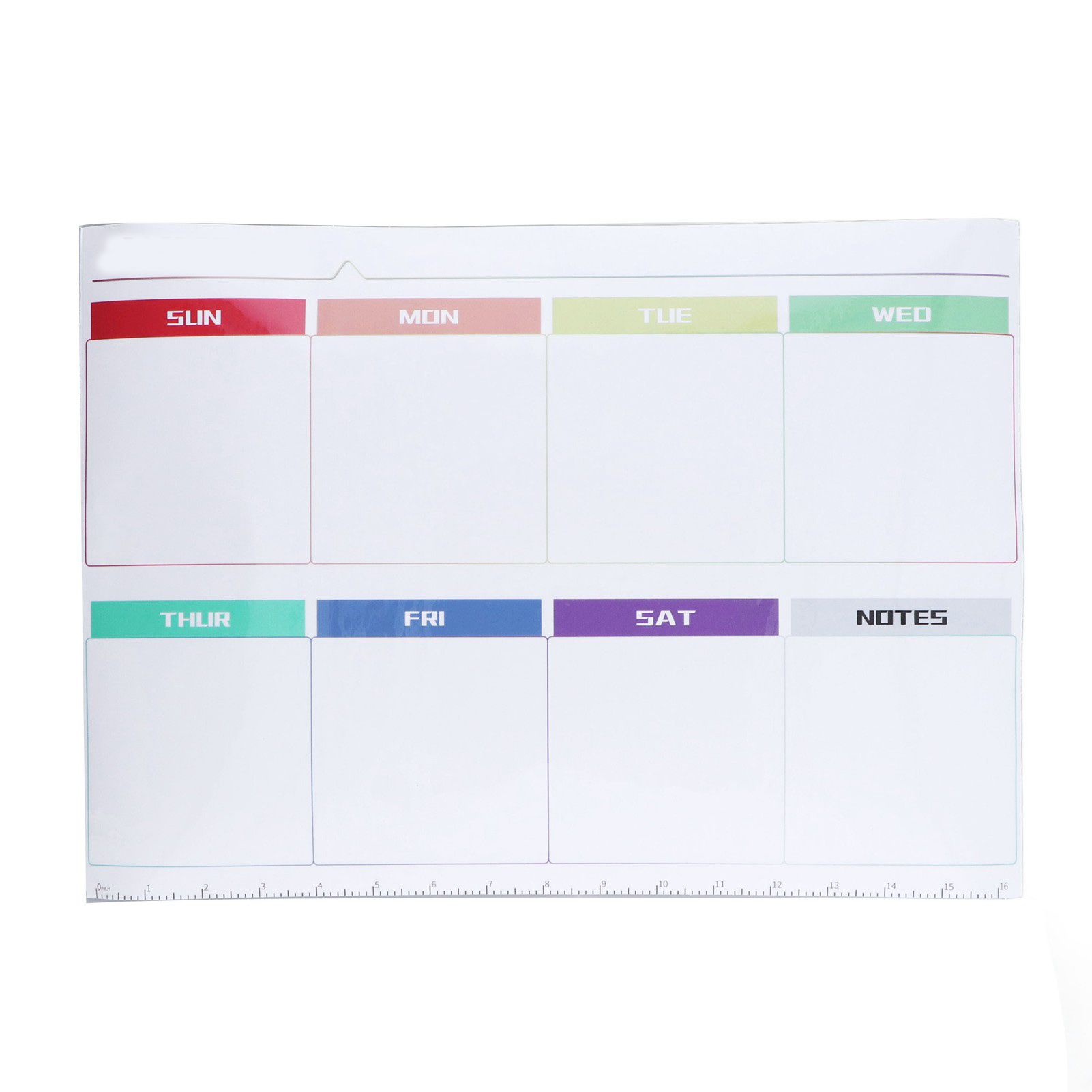 Weekly Calendar Self Adhesive Reusable Weekly Dry Erase Board Paste with view 9