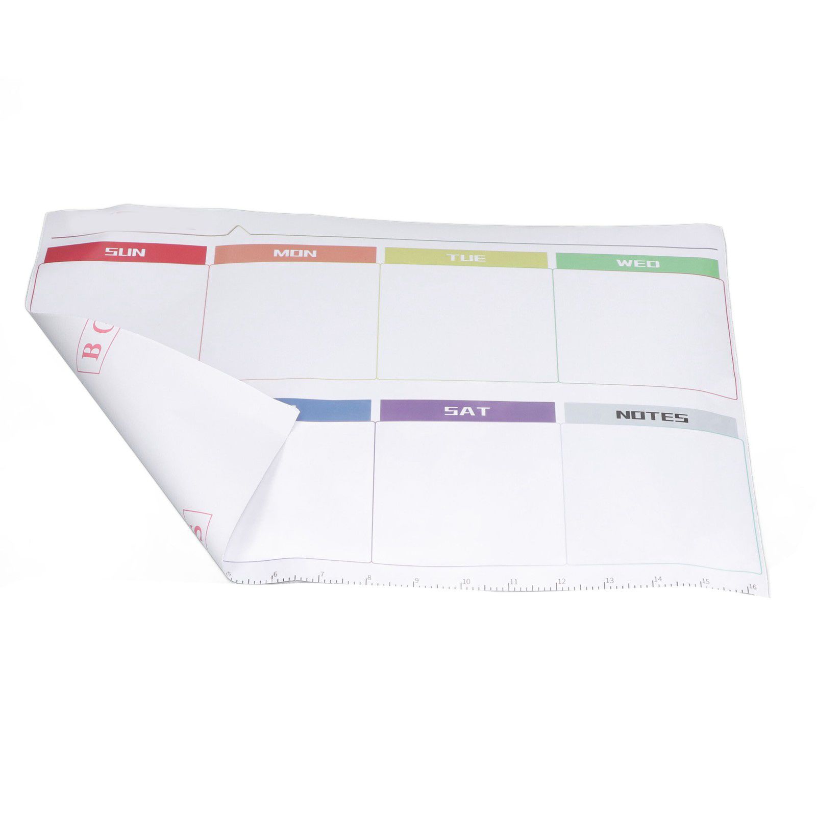 Weekly Calendar Self Adhesive Reusable Weekly Dry Erase Board Paste with view 10