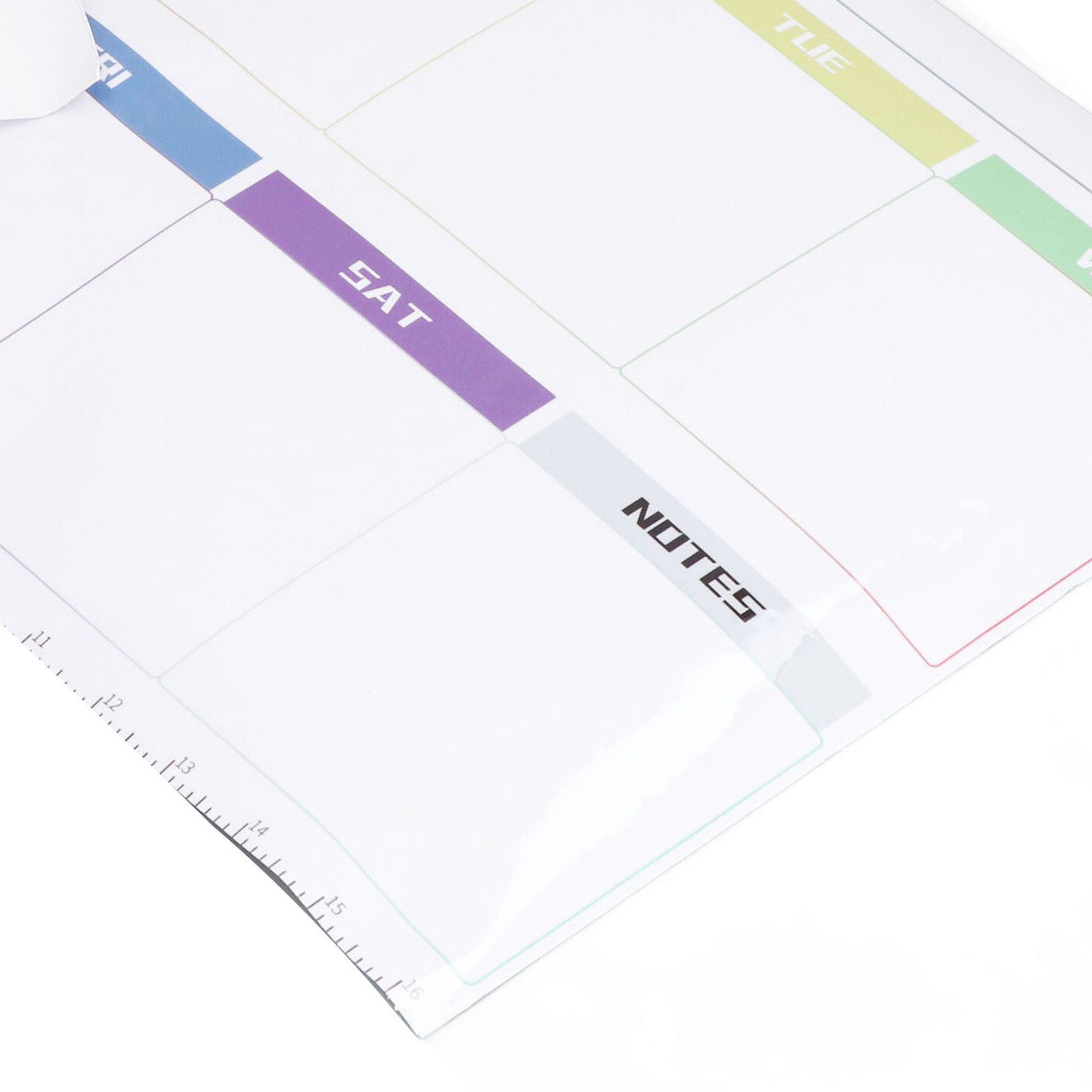 Weekly Calendar Self Adhesive Reusable Weekly Dry Erase Board Paste with view 13