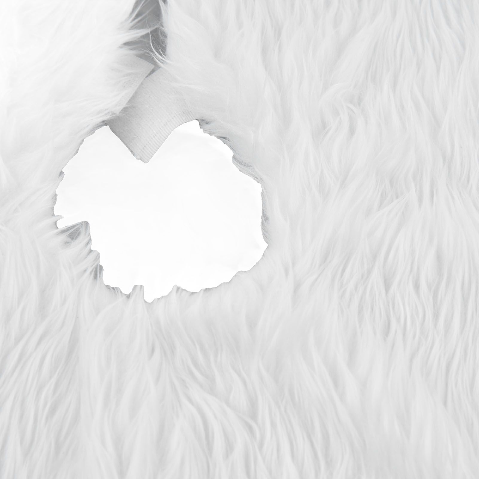 Christmas Tree Skirt Snowy White Christmas Tree Mat for Xmas Festive Holiday view 15