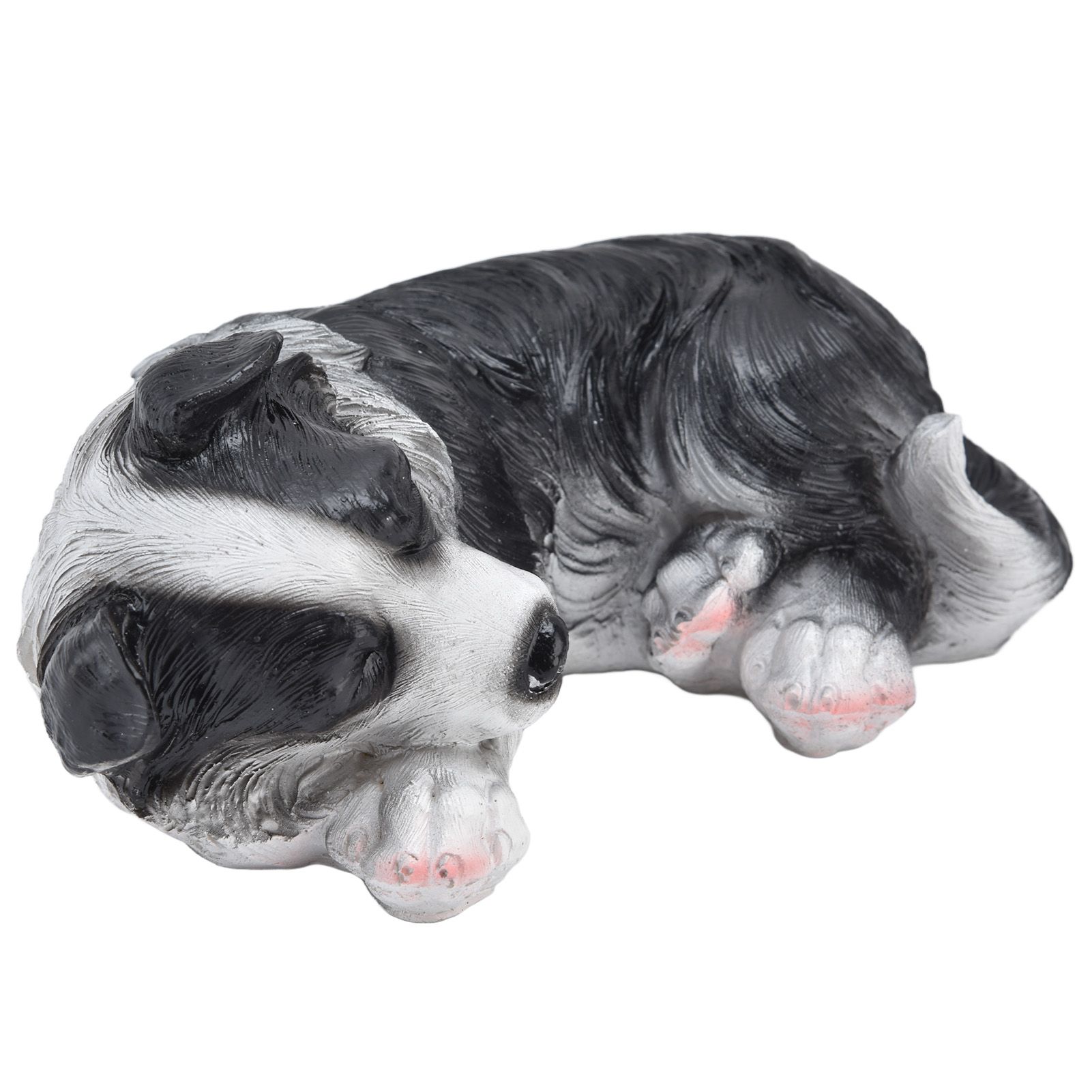 Dog Ornament Textured Exquisite Vivid Real Cute Dog Statue for Garden Lawn view 5